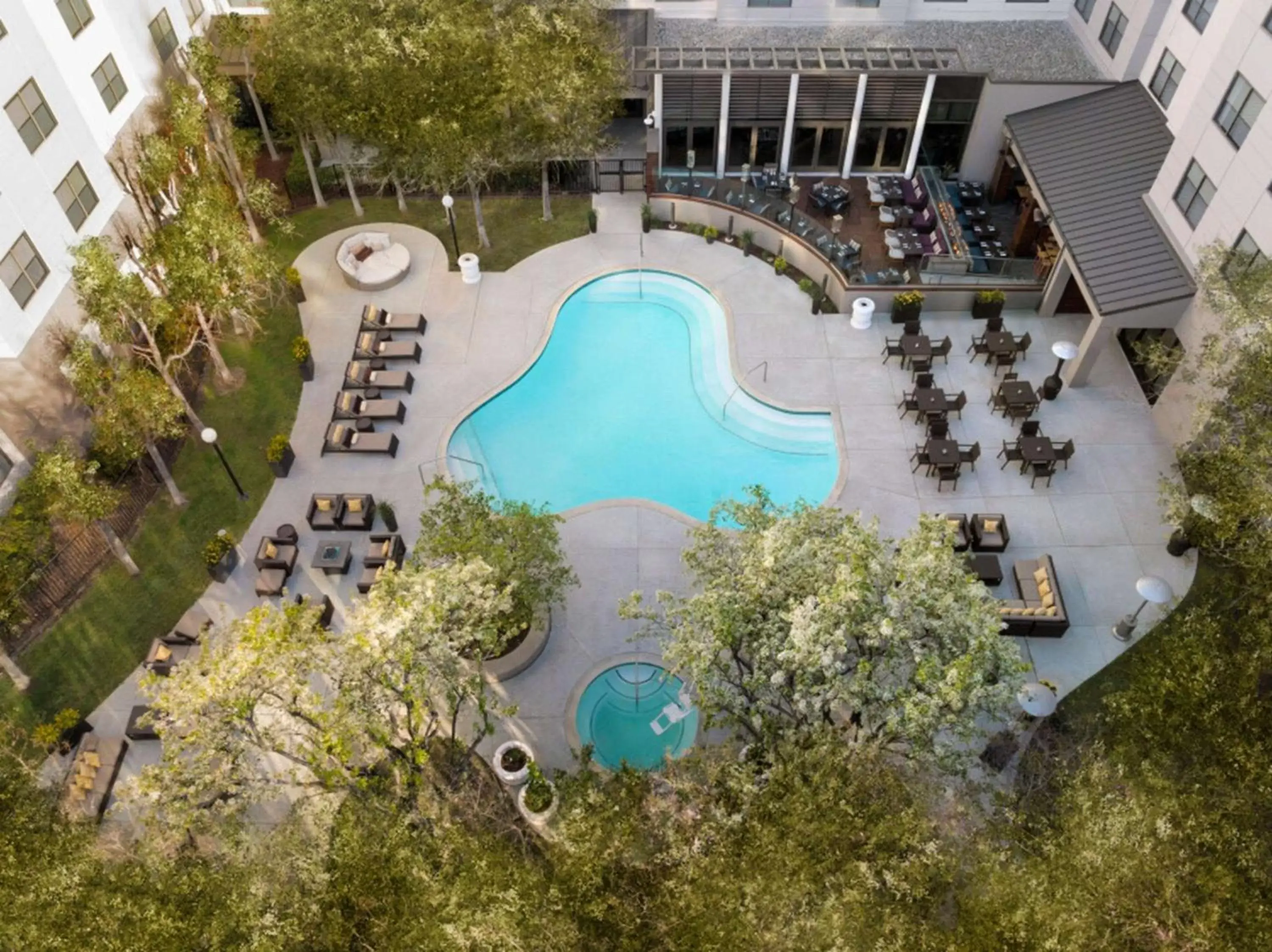 Property building, Pool View in Hyatt Centric Santa Clara Silicon Valley