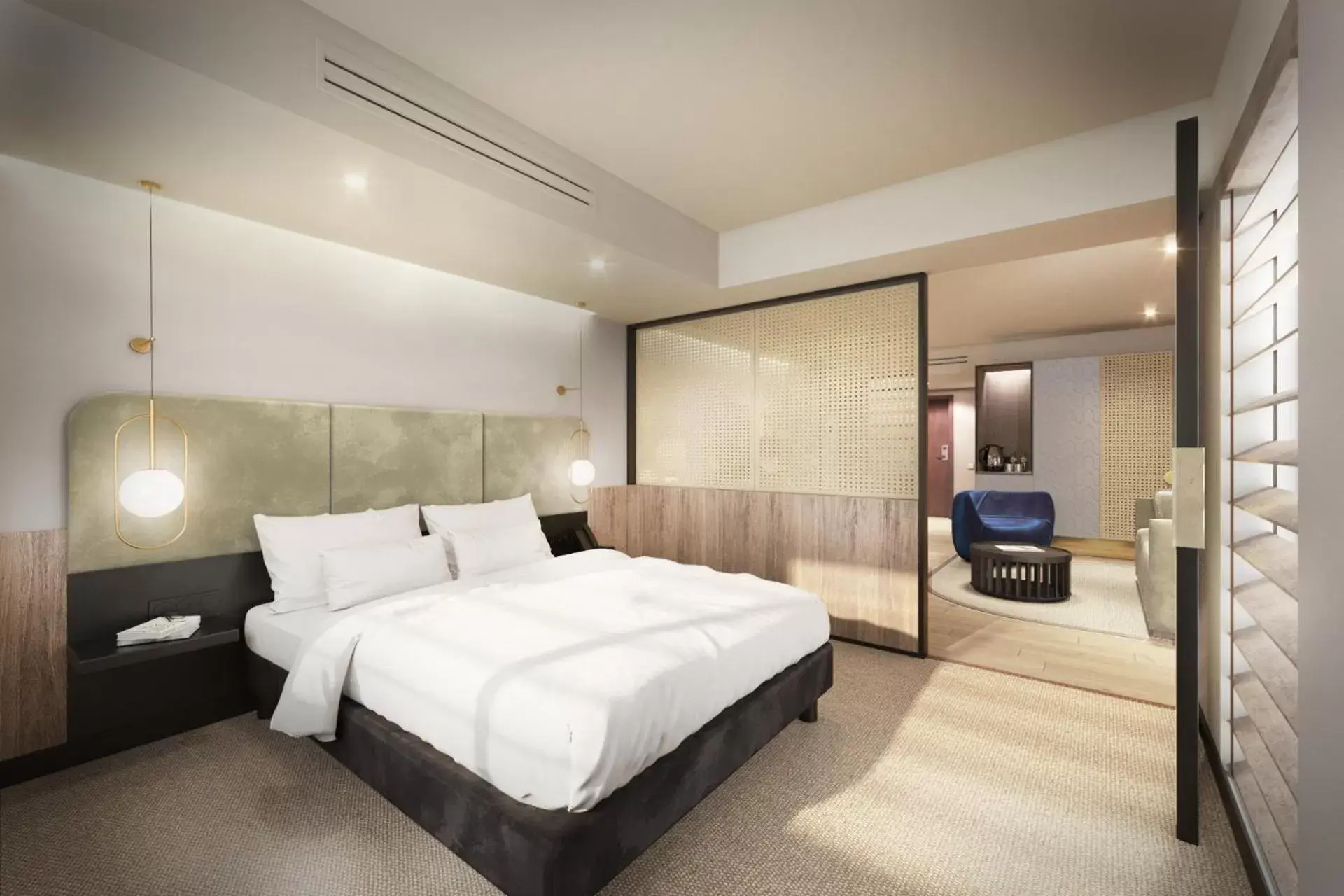 One-Bedroom Junior Queen Suite with Sofa Bed in Royal Tulip Sand Kolobrzeg One-Bedroom Junior Queen Suite with Sofa Bed in Royal Tulip Sand Kolobrzeg