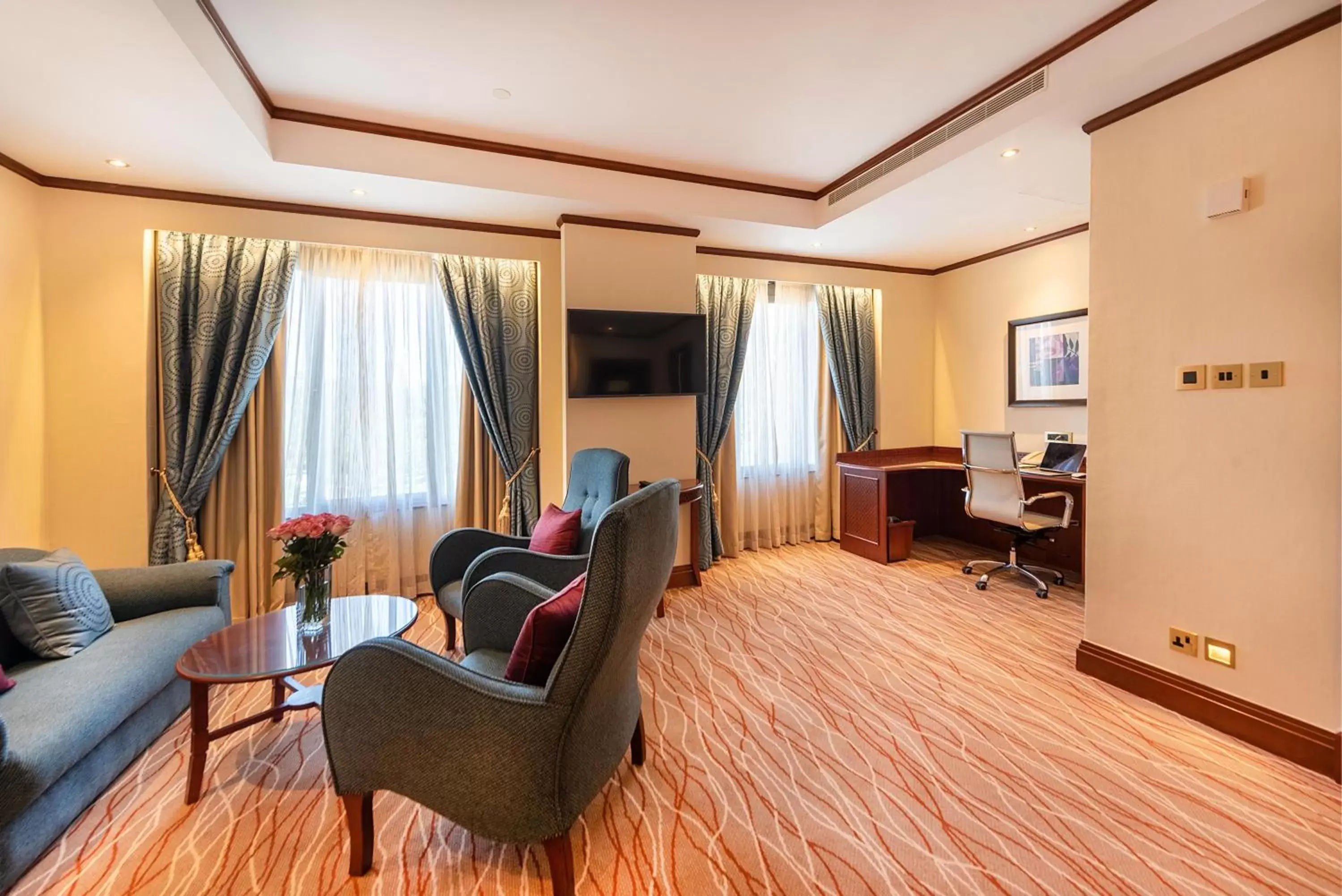 Living room, Seating Area in Nairobi Serena Hotel