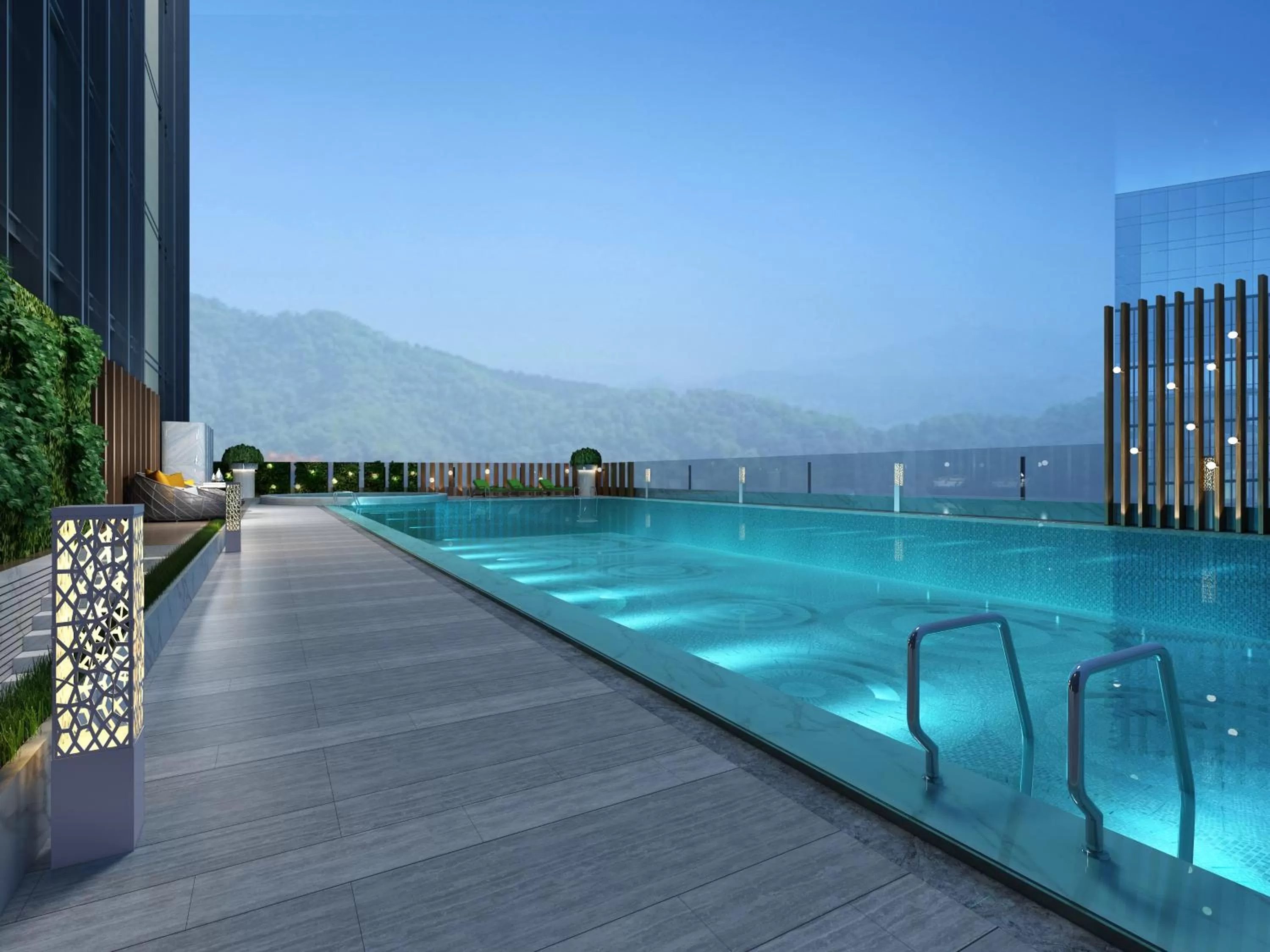 Swimming pool in Holiday Inn Guangzhou South Lake-an lHG Hotel