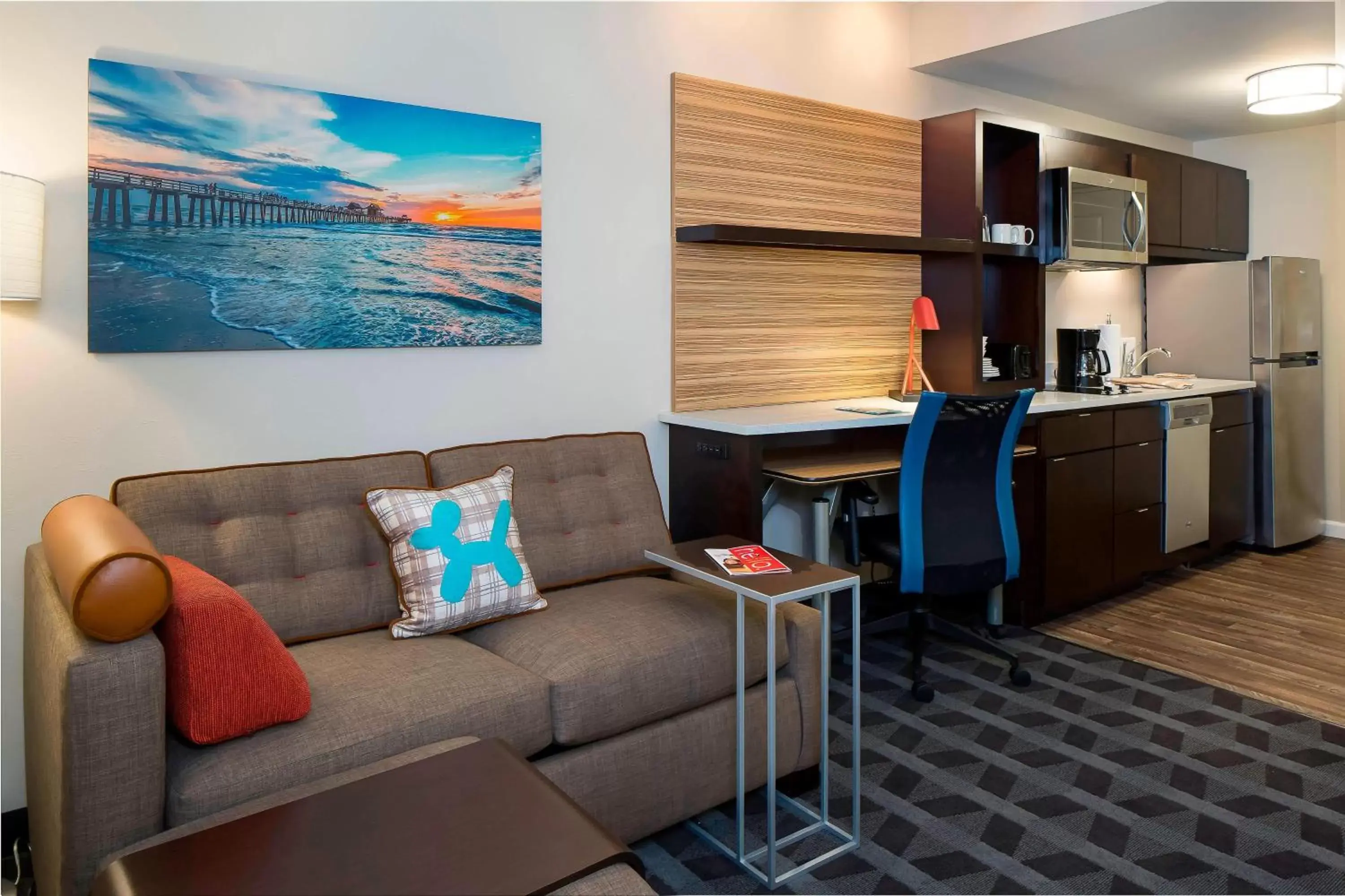 Living room, Seating Area in TownePlace Suites by Marriott Fort Myers Estero