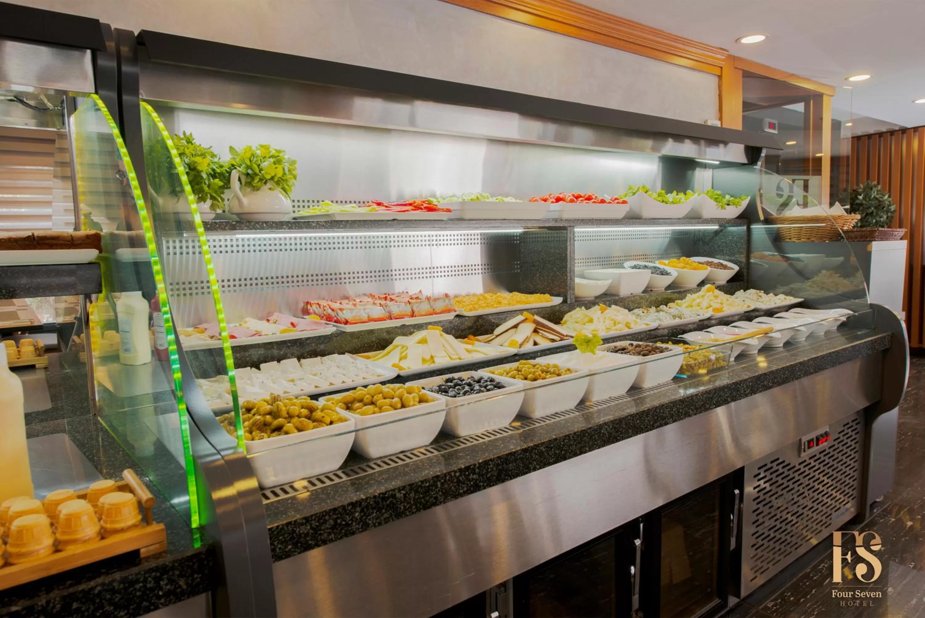 Buffet breakfast in FOUR SEVEN HOTEL