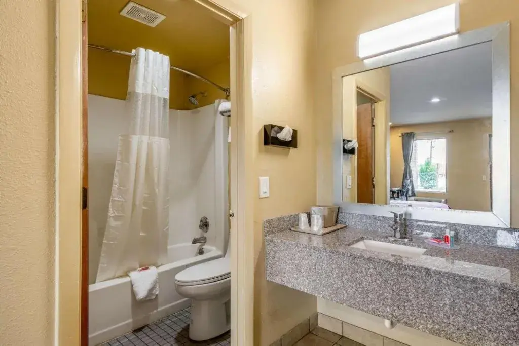 Bathroom in Econo Lodge Inn Suites