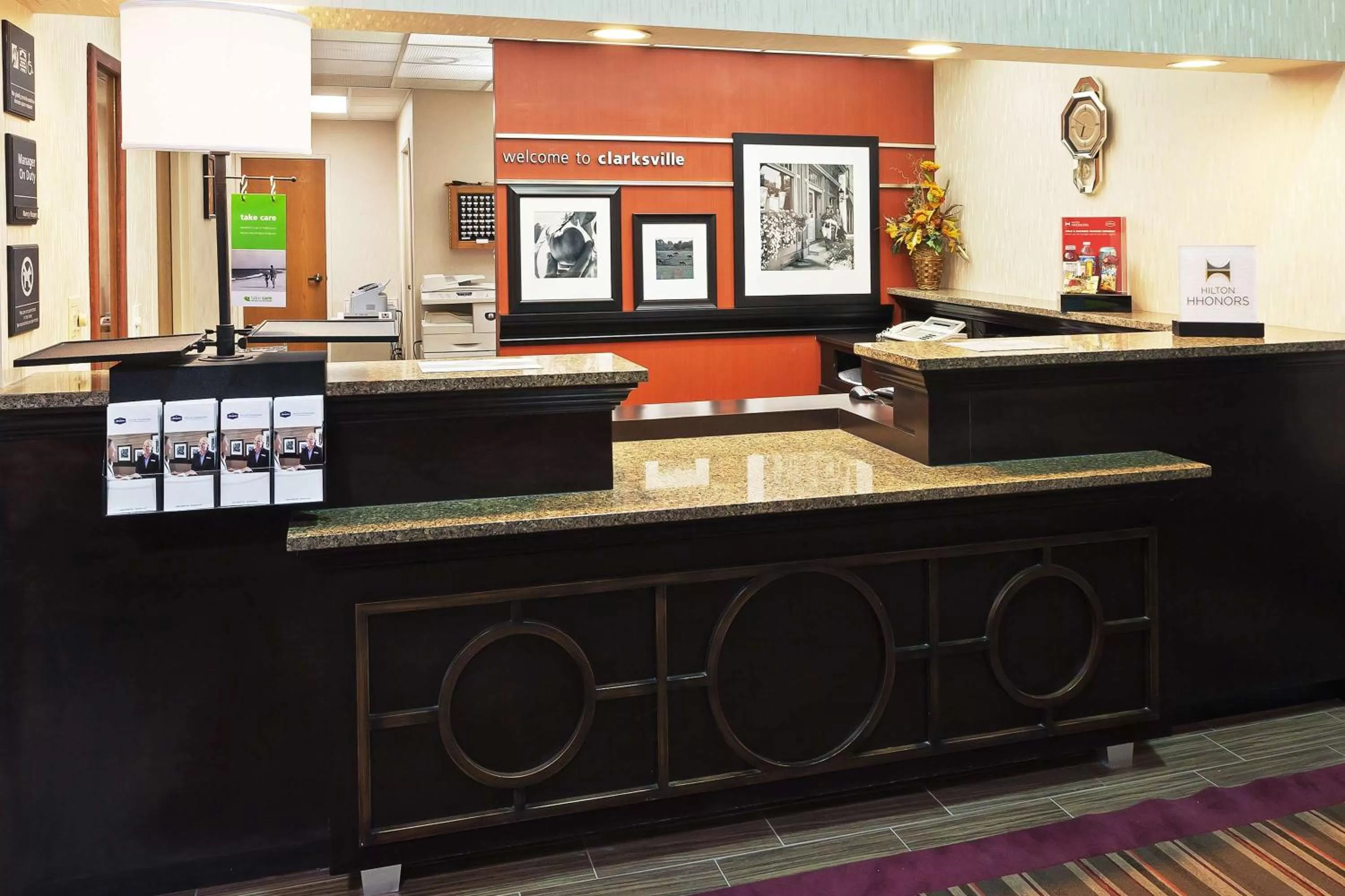 Lobby or reception in Hampton Inn by Hilton Clarksville