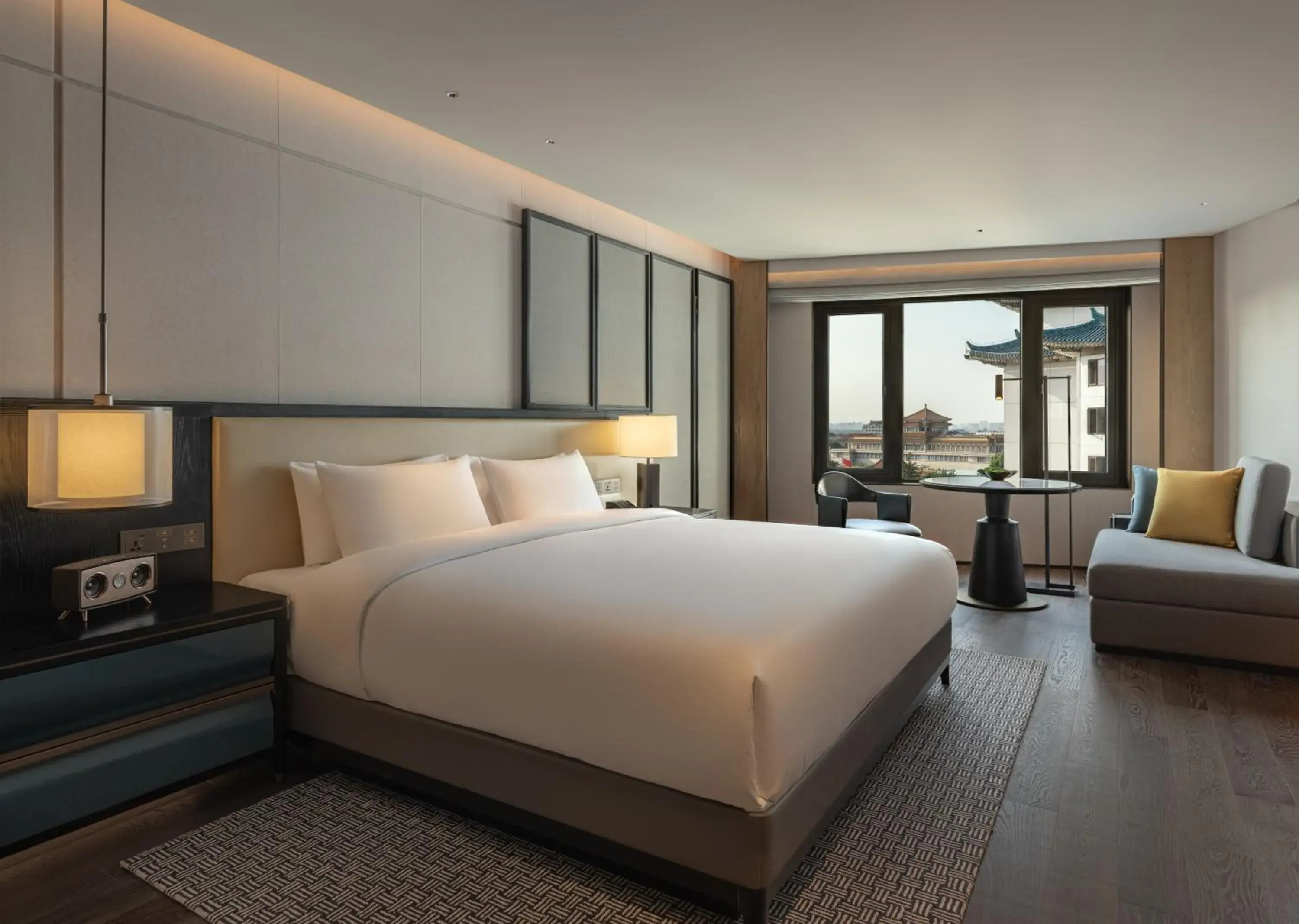Bed in Prime Hotel Beijing Wangfujing
