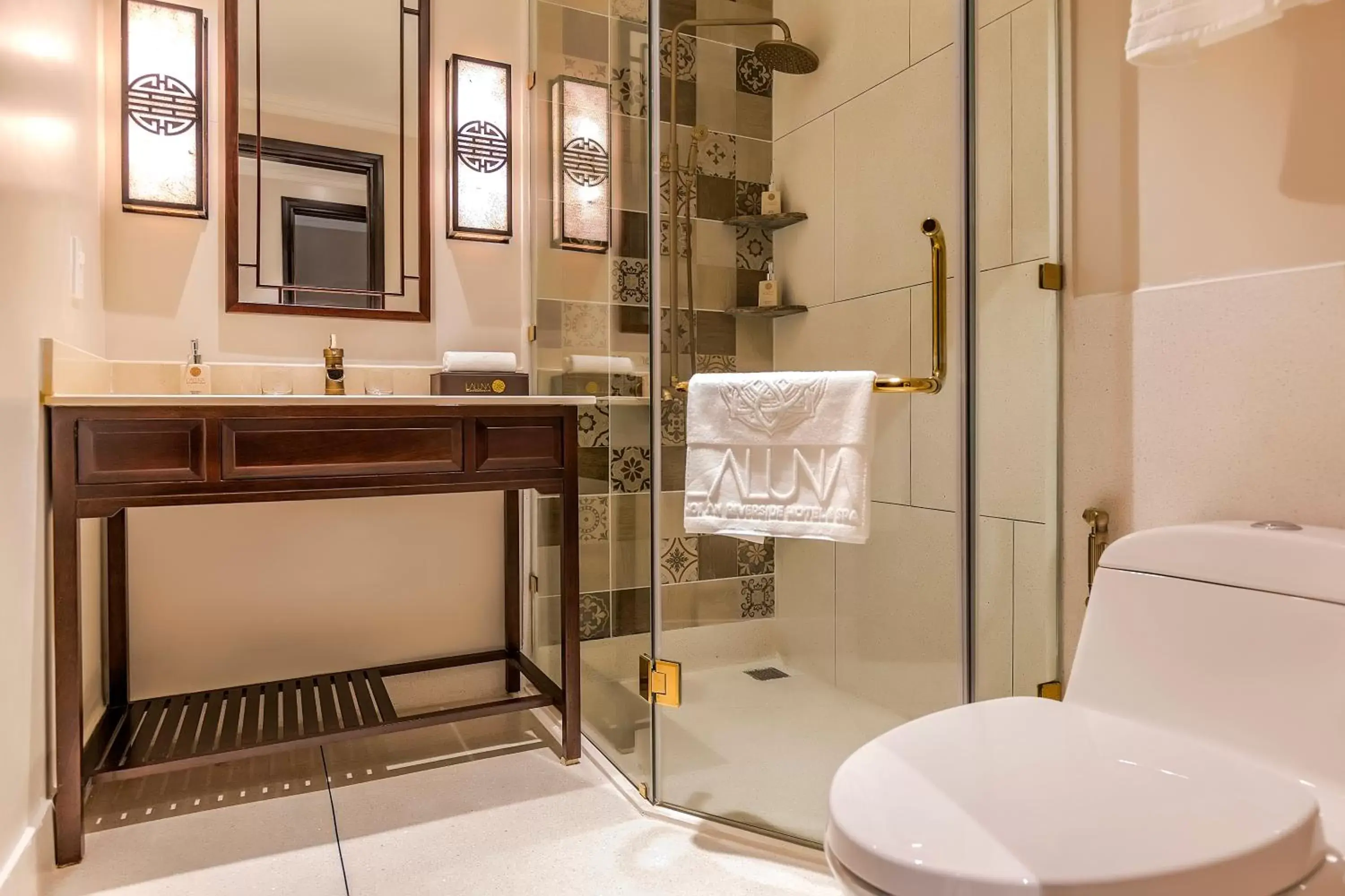 Shower, Bathroom in Laluna Hoi An Riverside Hotel & Spa