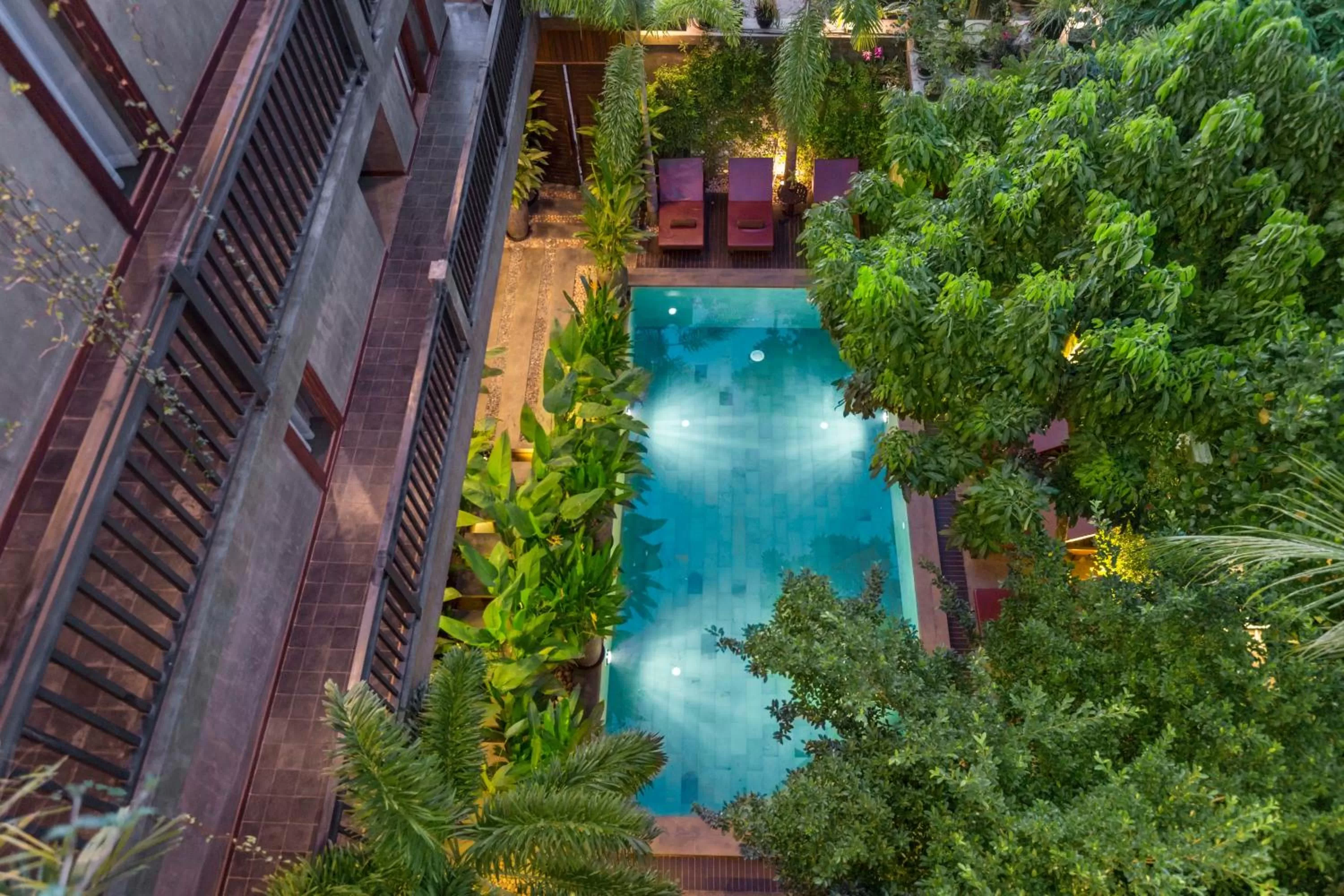 Pool view in Won Residence & Spa