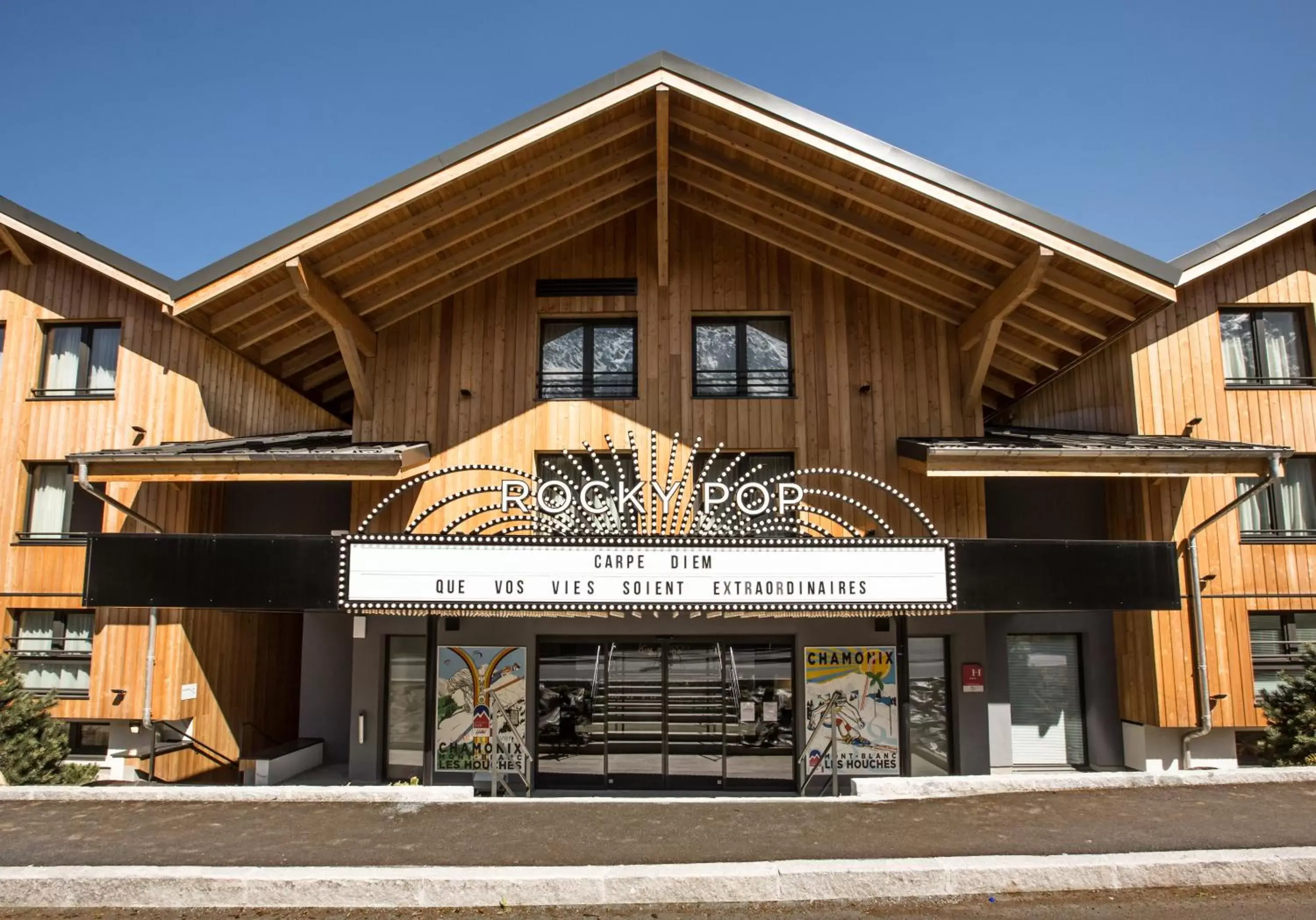 Facade/entrance in RockyPop Chamonix - Les Houches