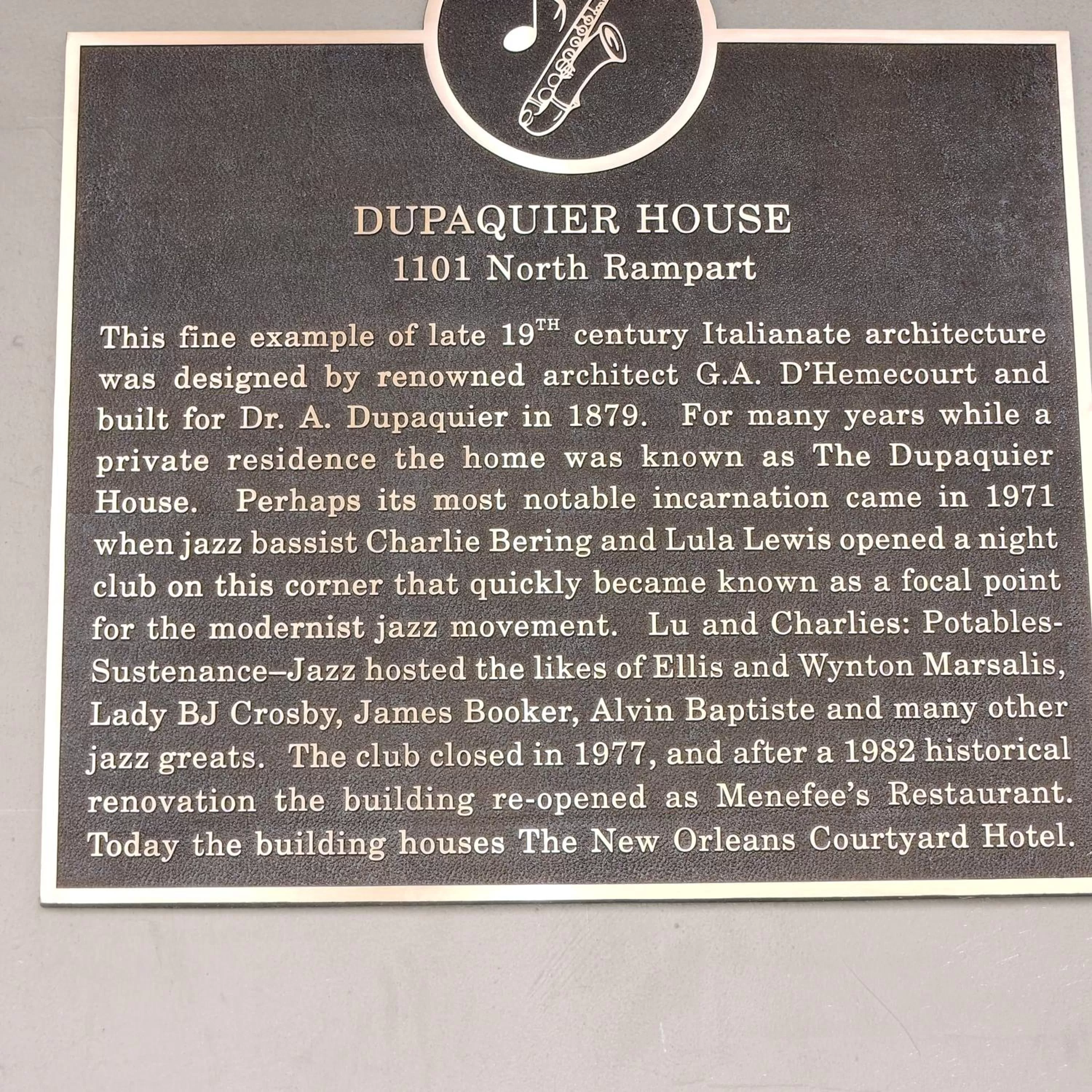 Property logo or sign in New Orleans Courtyard Hotel by the French Quarter