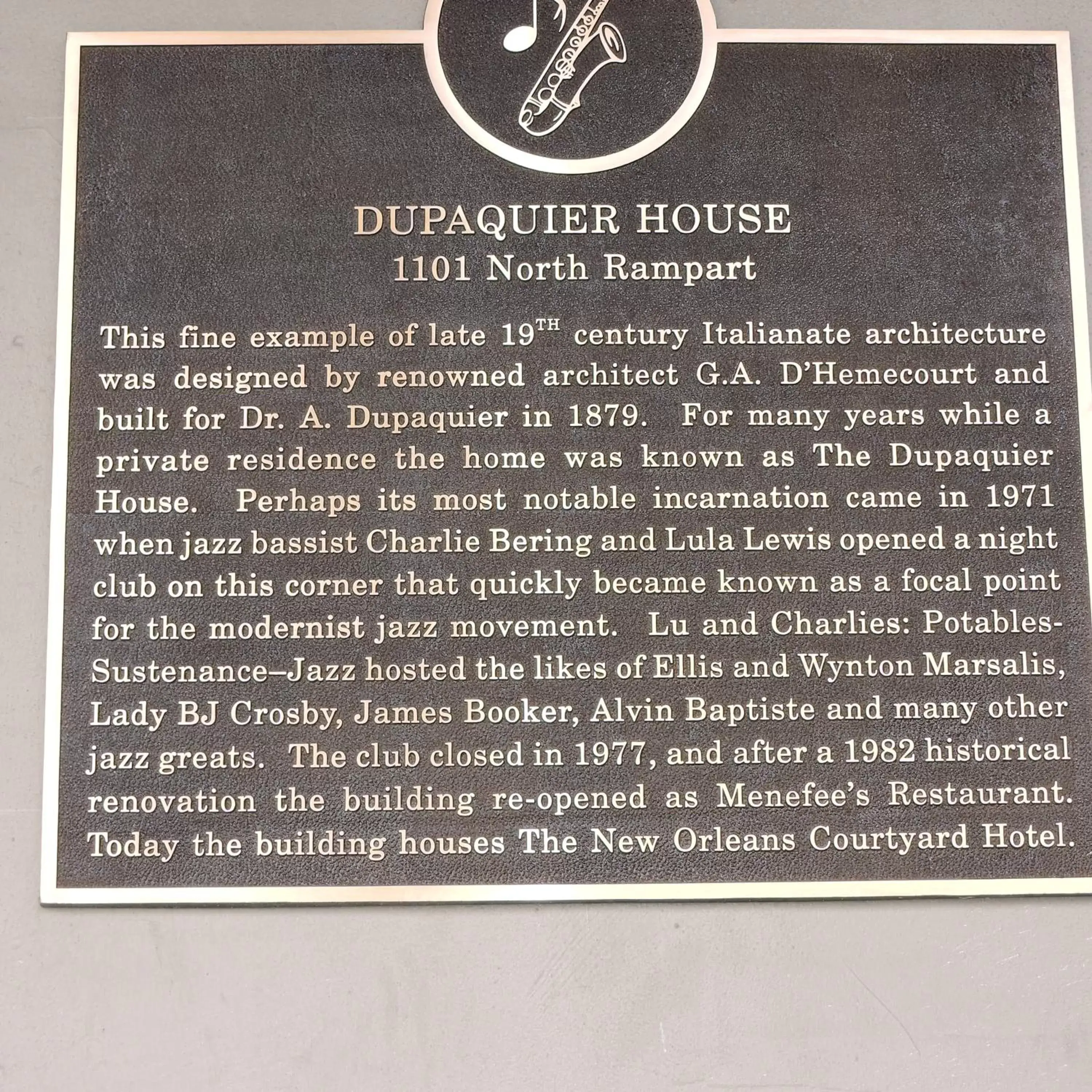 Property logo or sign in French Quarter Courtyard Hotel and Suites