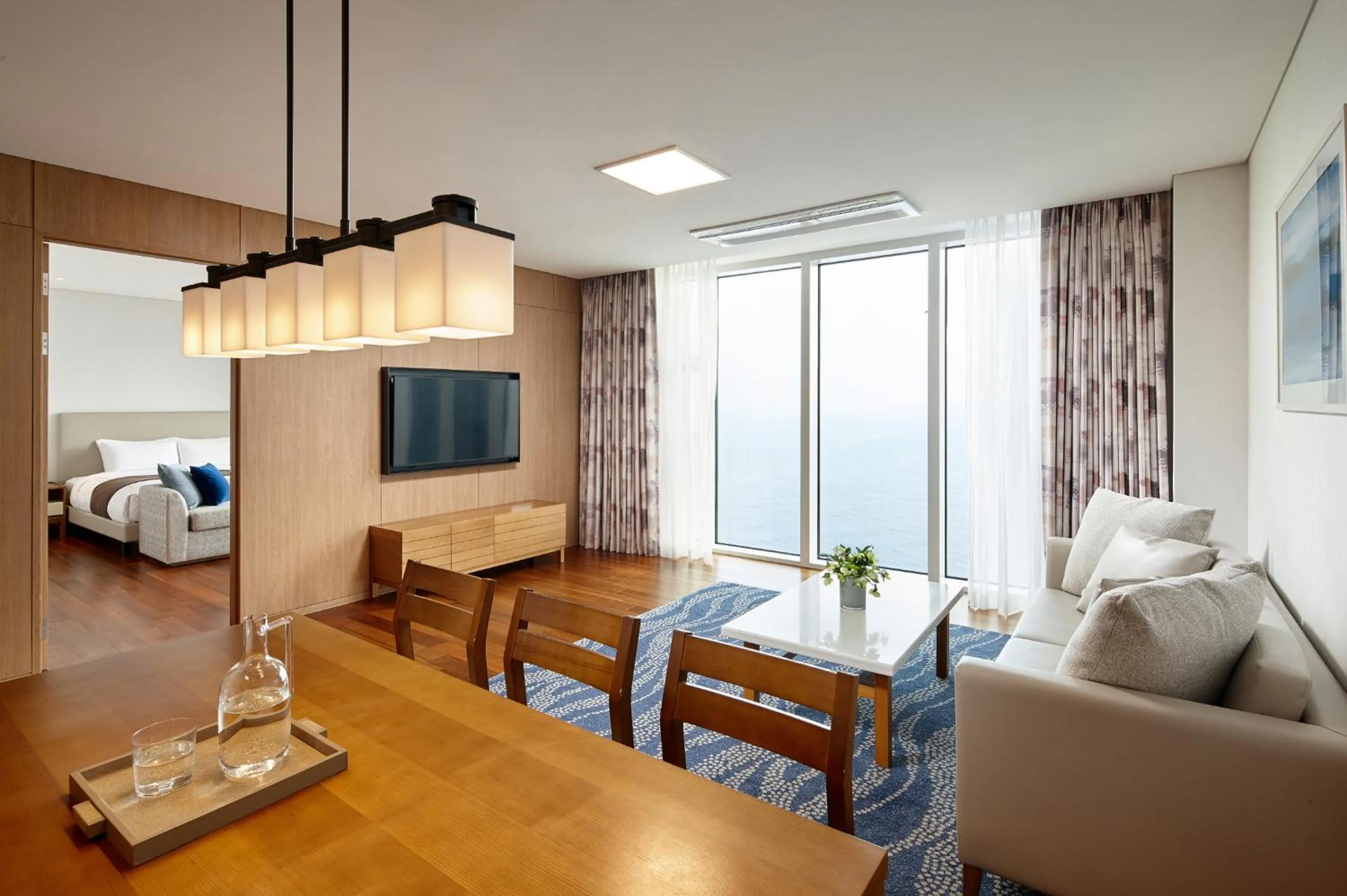 Bed in Lotte Resort Sokcho