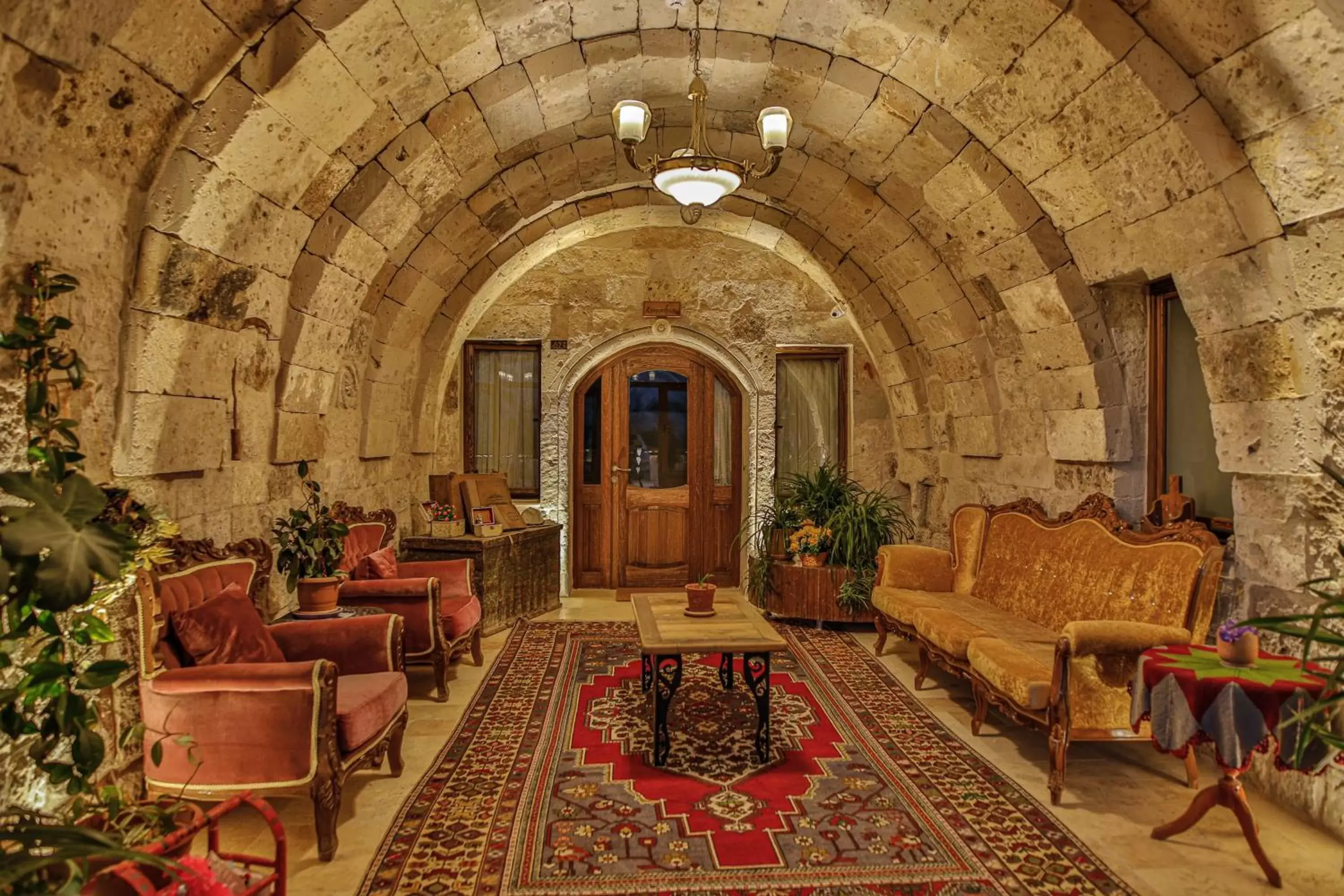Lobby or reception in Şah Saray Cave Suites Halal Hotel Lobby or reception in Şah Saray Cave Suites Halal Hotel