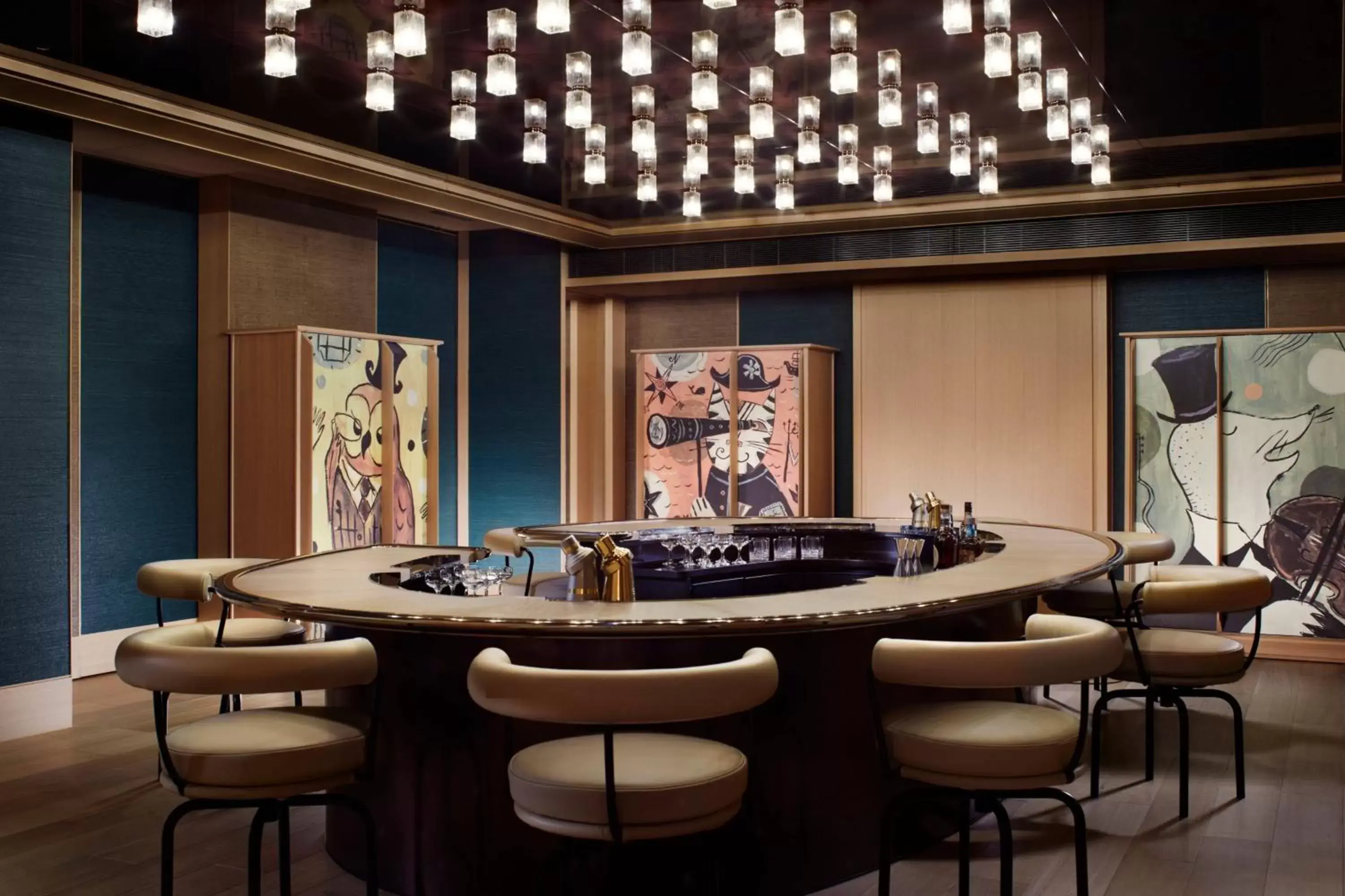 Meeting/conference room, Lounge/Bar in The Ritz-Carlton, Millenia Singapore