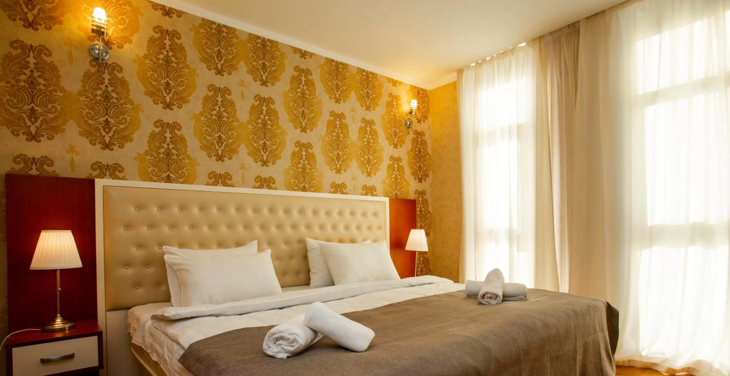 Bedroom, Bed in Holiday Lux Sea Towers Batumi