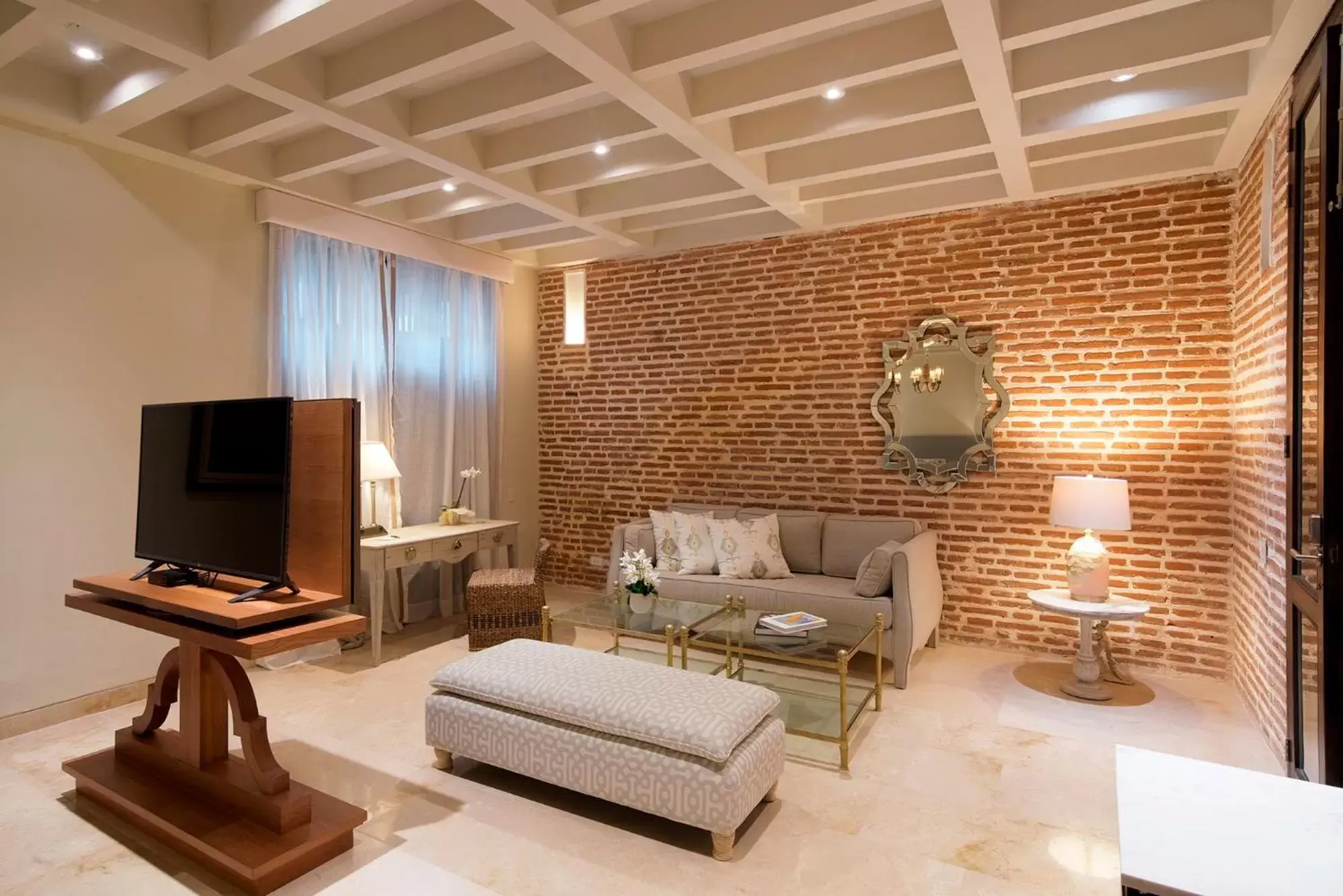 Decorative detail, Seating Area in Hotel Capellán de Getsemaní