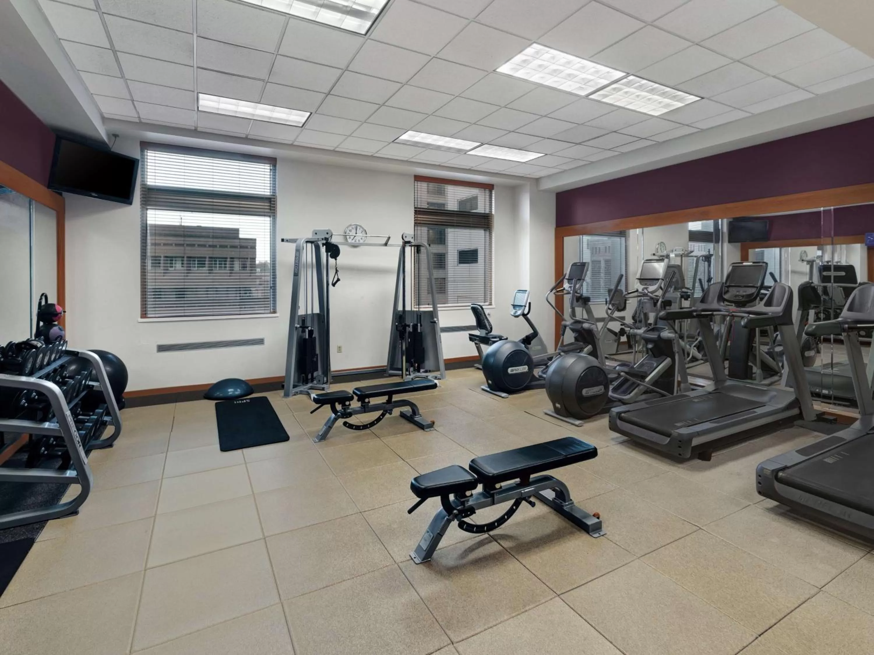 Fitness centre/facilities in Hilton Harrisburg near Hershey Park