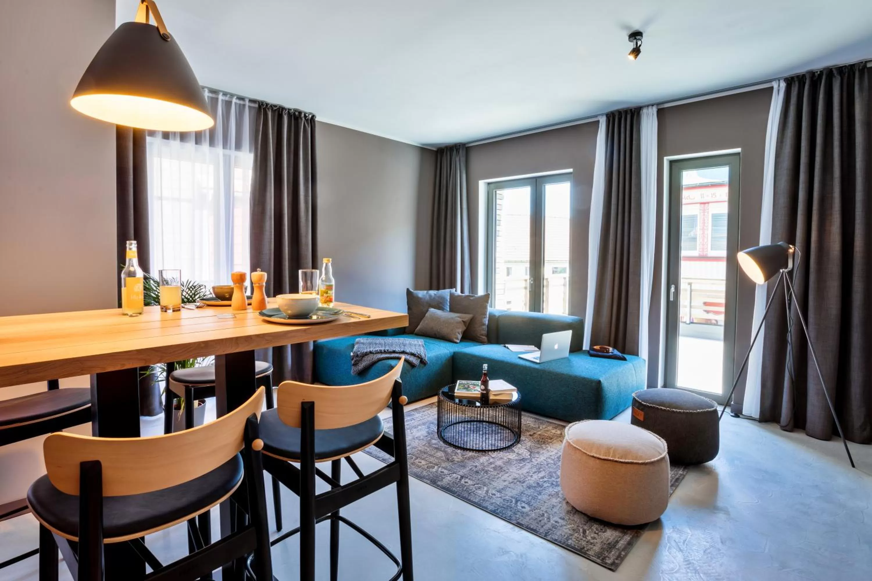 Living room in EchtZeit - Dein Hotelquartier