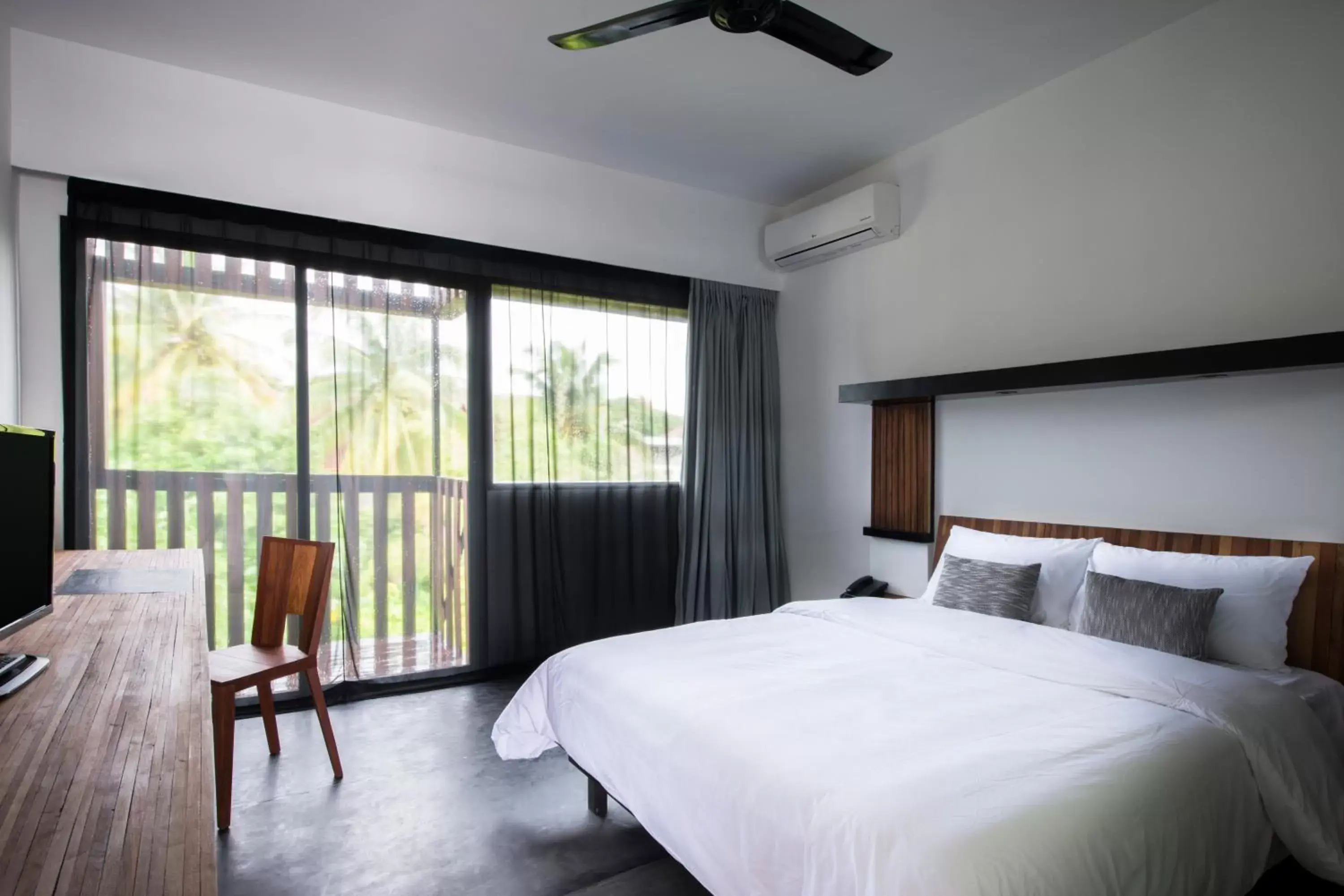 Decorative detail, Bed in Pages Rooms Hotel