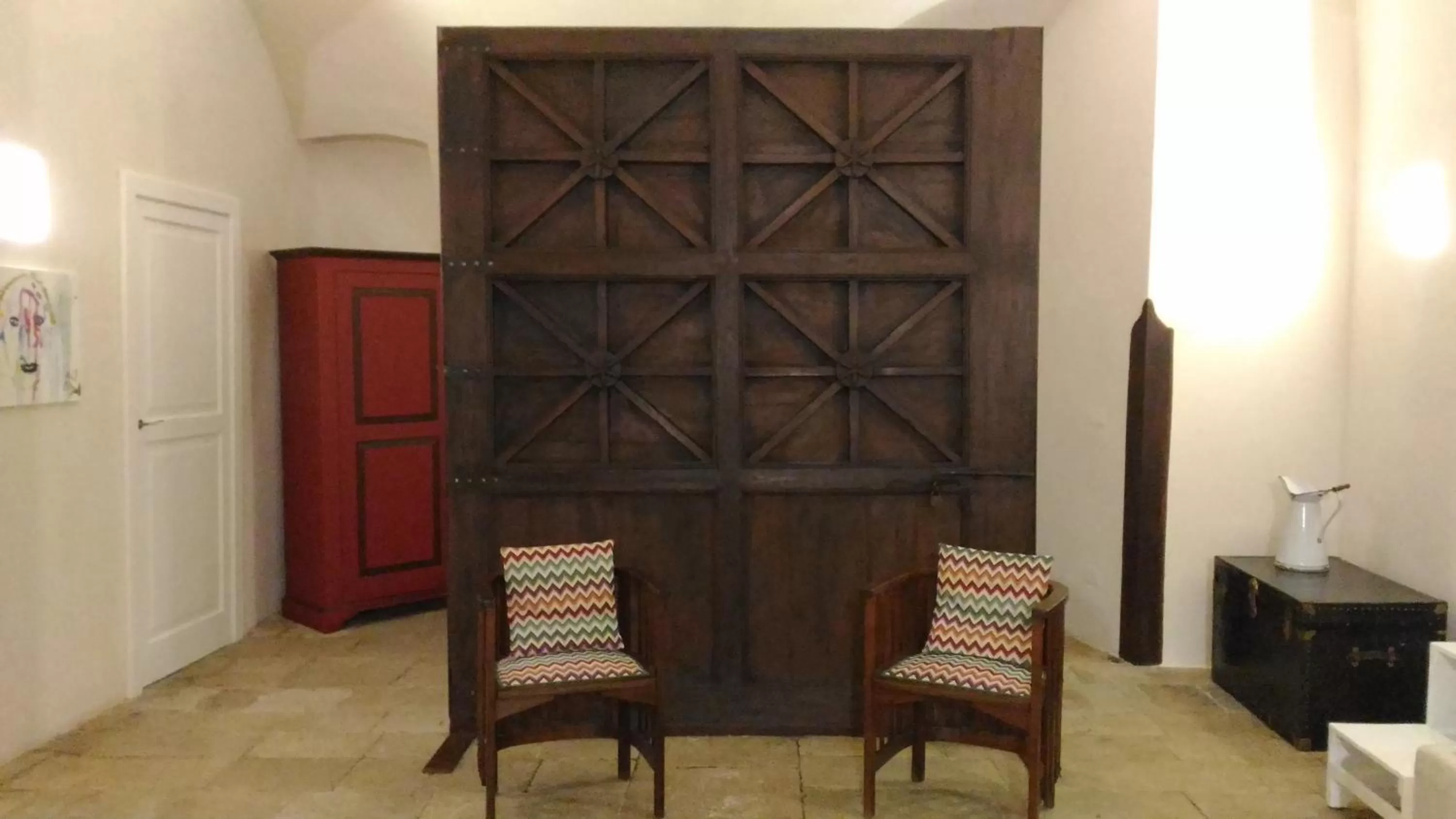 Living room in Palazzo Rossi suite