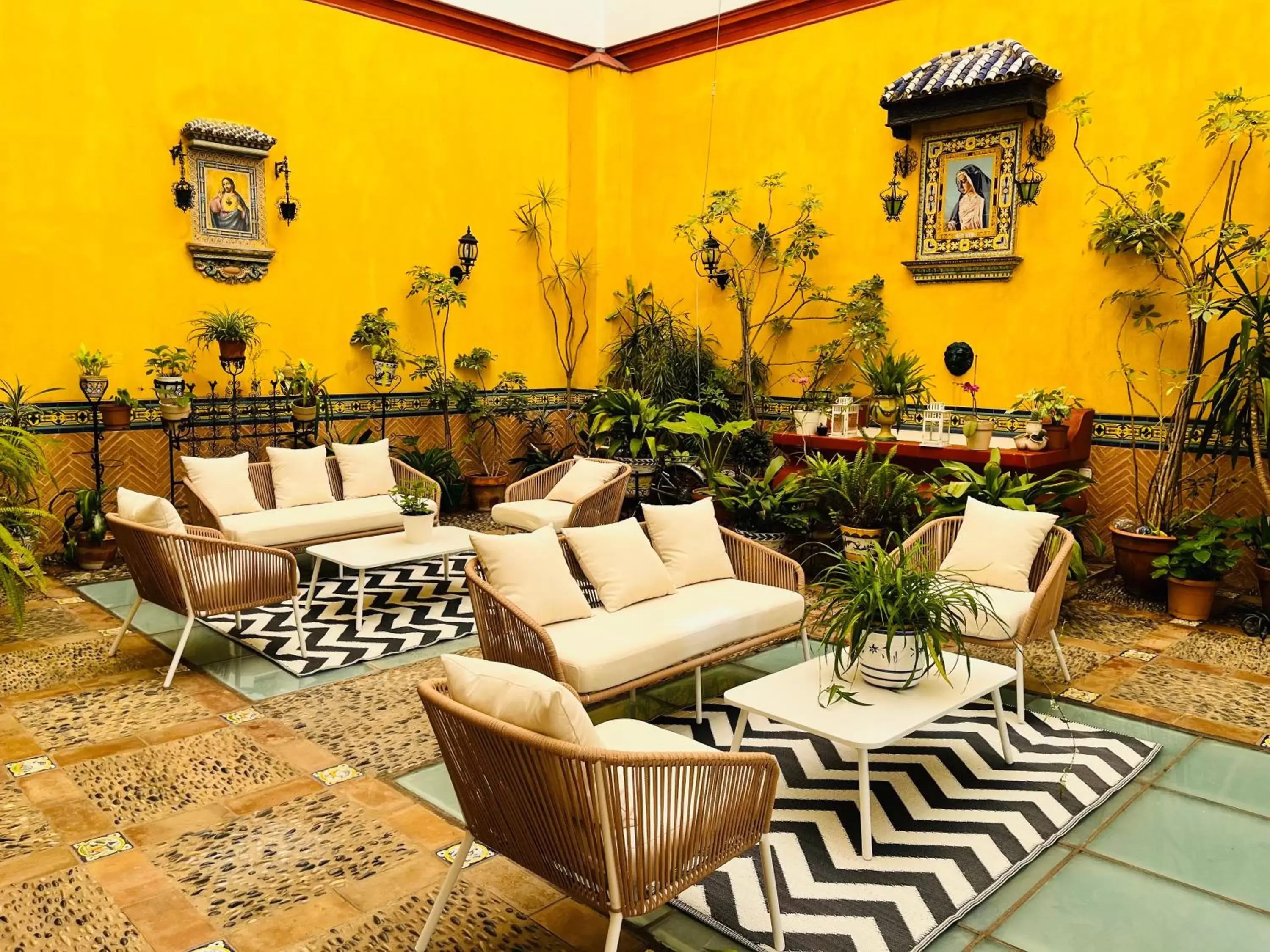 Garden in Hotel Sevilla