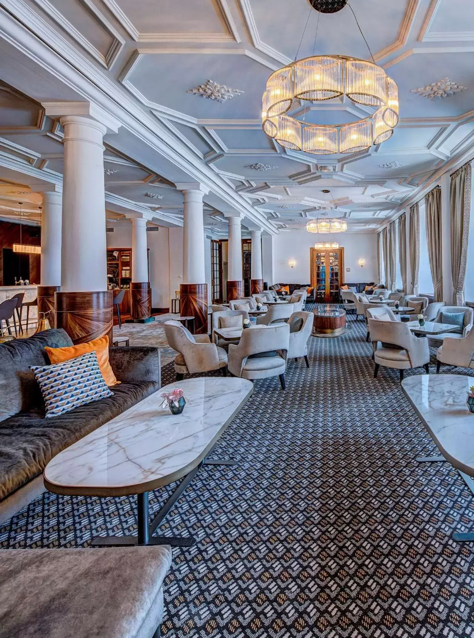 Lobby or reception in Grand Hotel des Bains Kempinski