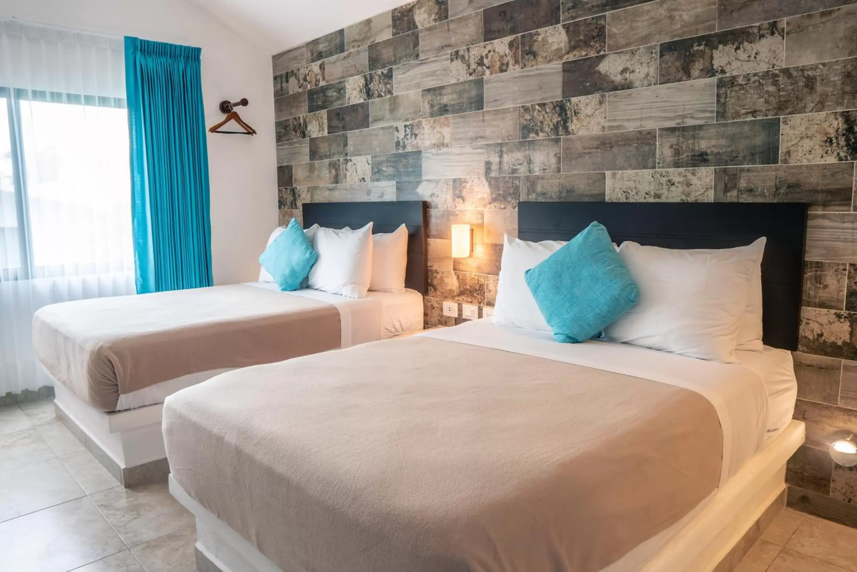 Bed in Hotel Aldea 19 Bacalar