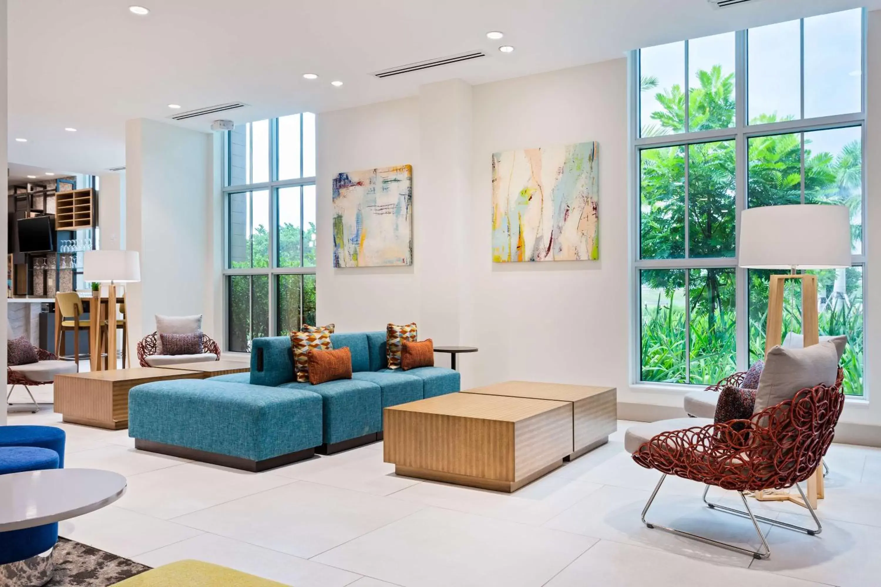 Lobby or reception, Seating Area in Hilton Garden Inn Homestead, Fl