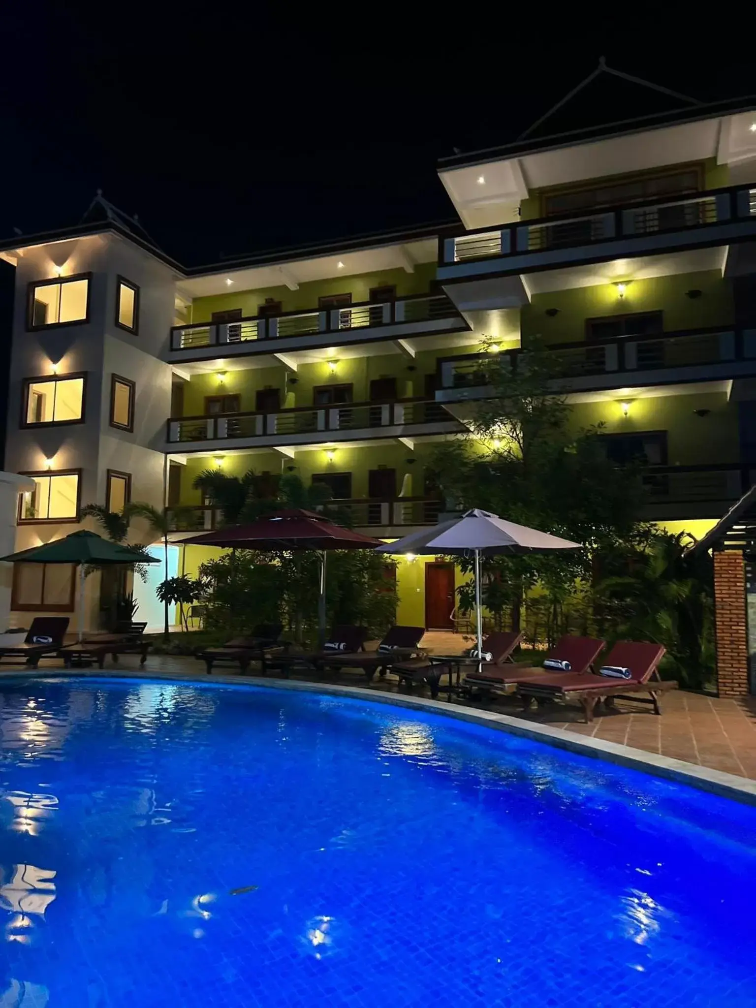 Pool view, Property Building in The Moon Kampot Boutique