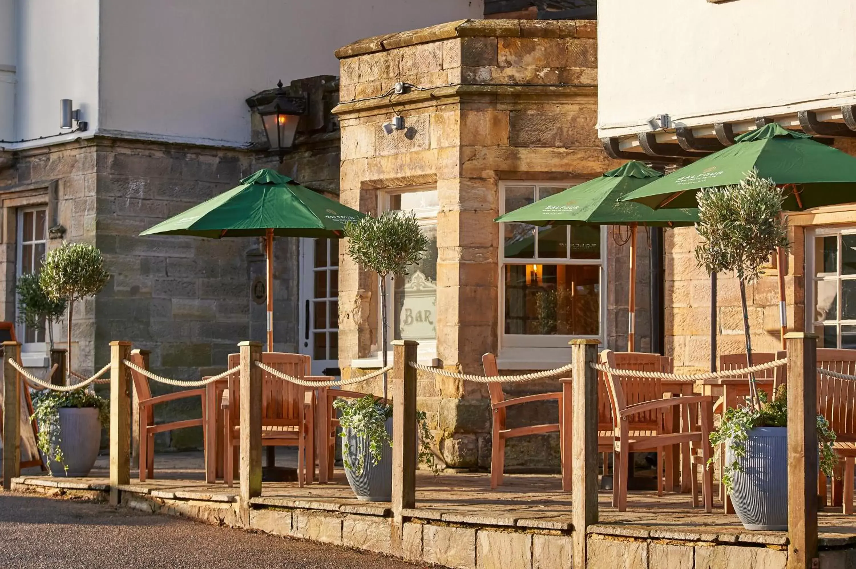 Patio in The Swan at Forest Row