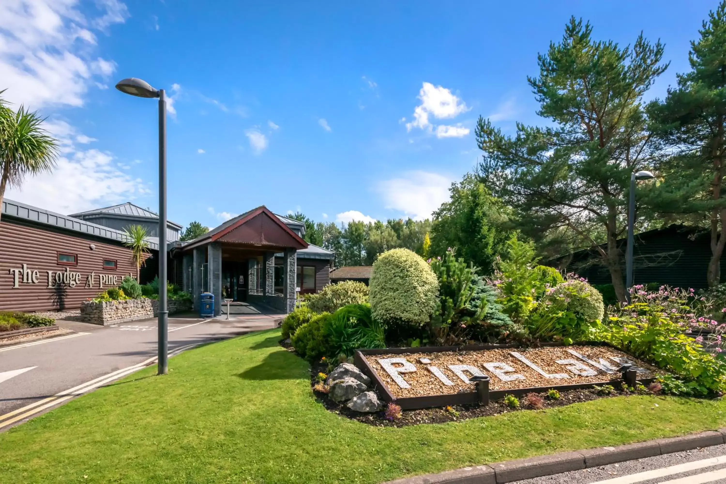 Property building, Garden in Pine Lake Resort