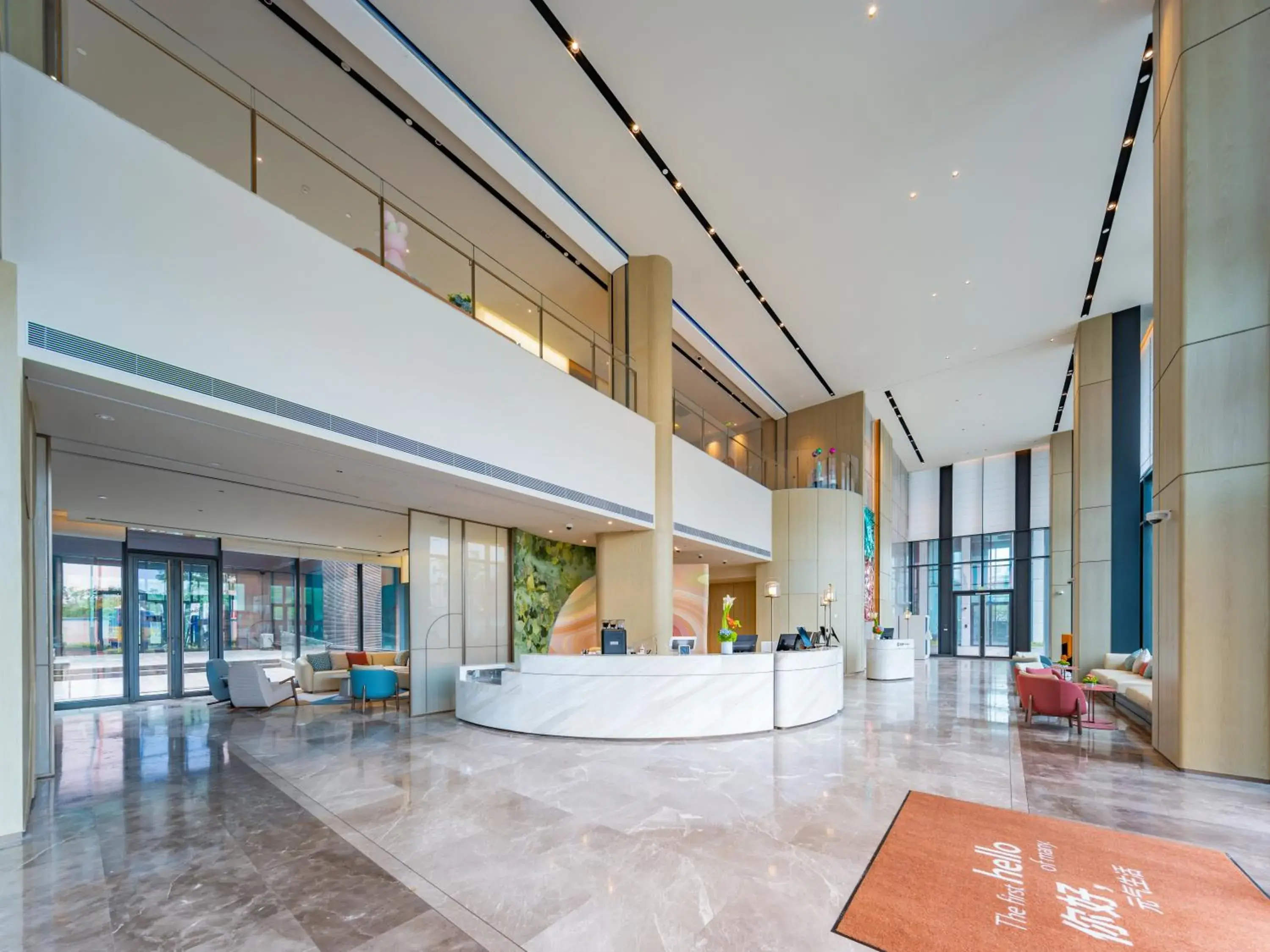 Lobby or reception, Lobby/Reception in EVEN Hotels Shanghai Expo, an IHG Hotel