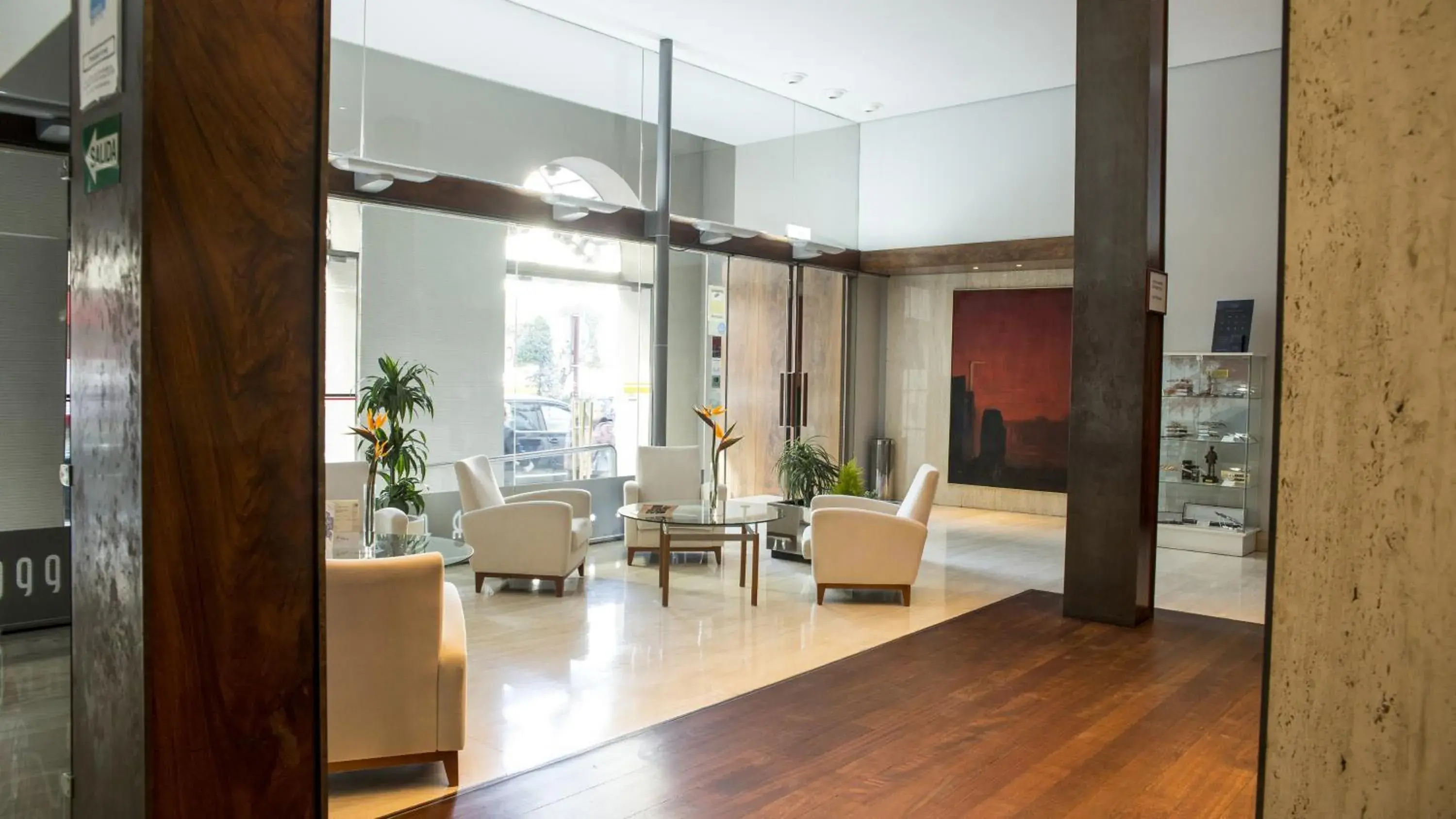 Lobby or reception in Gran Hotel Albacete