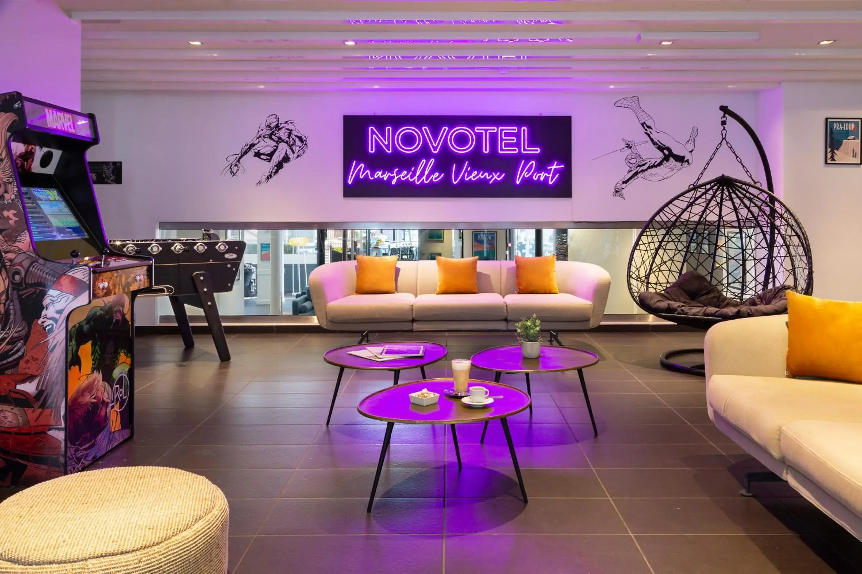 Lobby or reception in Novotel Marseille Vieux Port