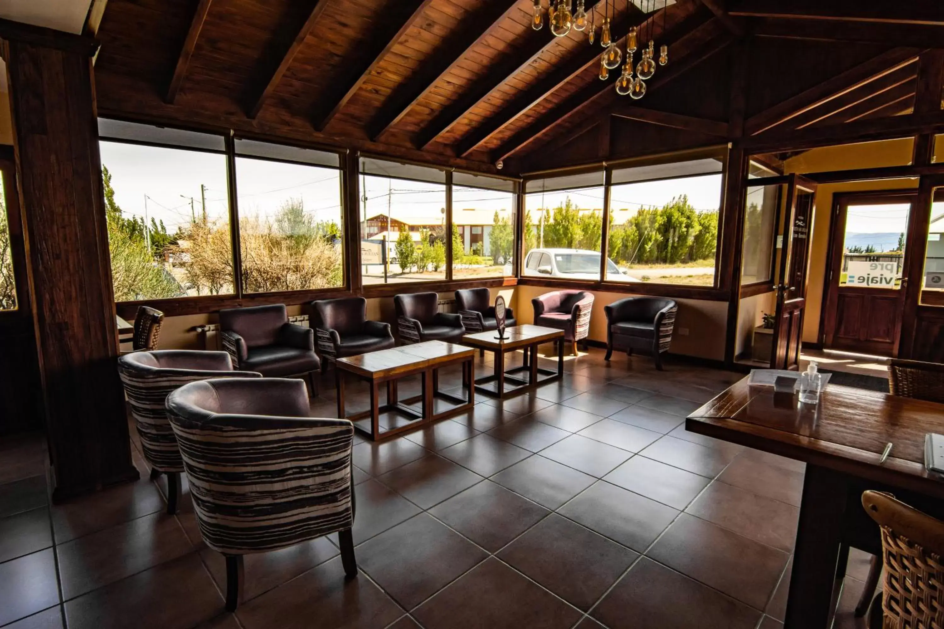 Living room in Hosteria Puerto San Julian