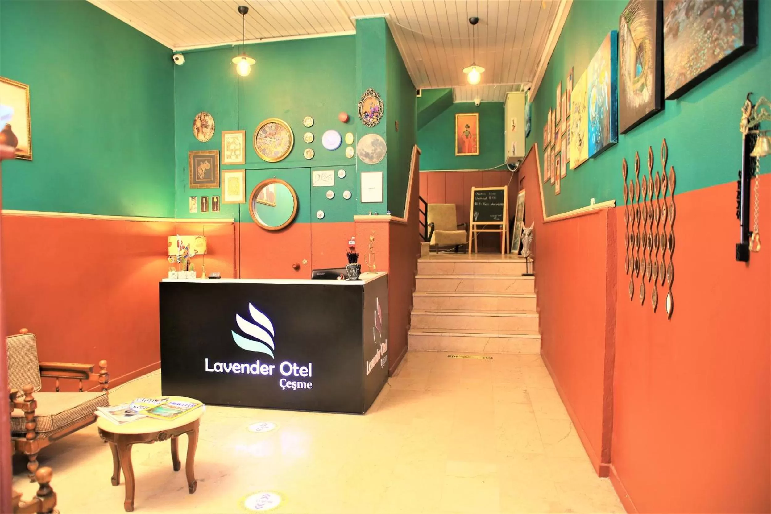 Lobby or reception in Lavender Otel