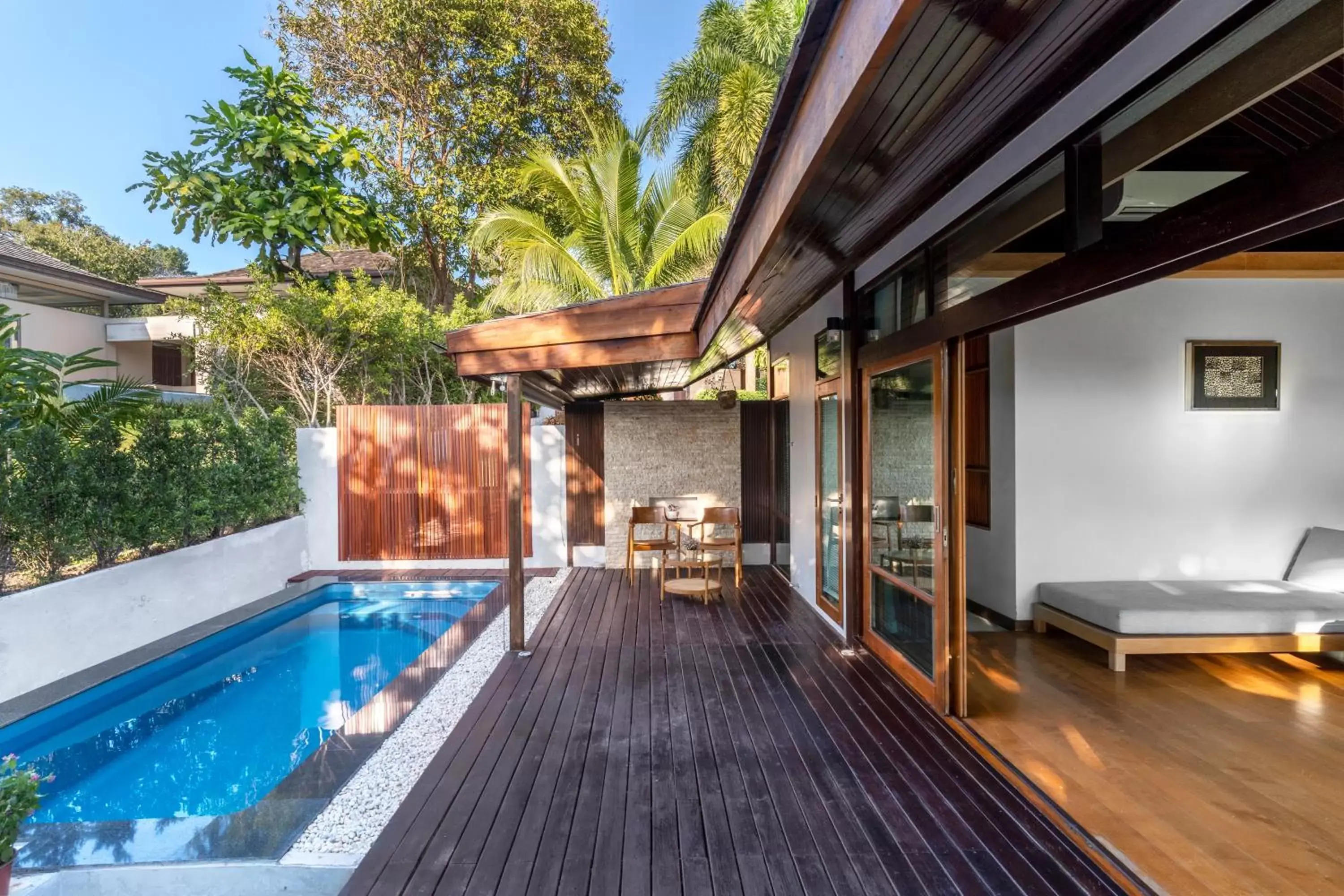 Balcony/Terrace, Swimming Pool in The Beach Natural Resort Koh Kood