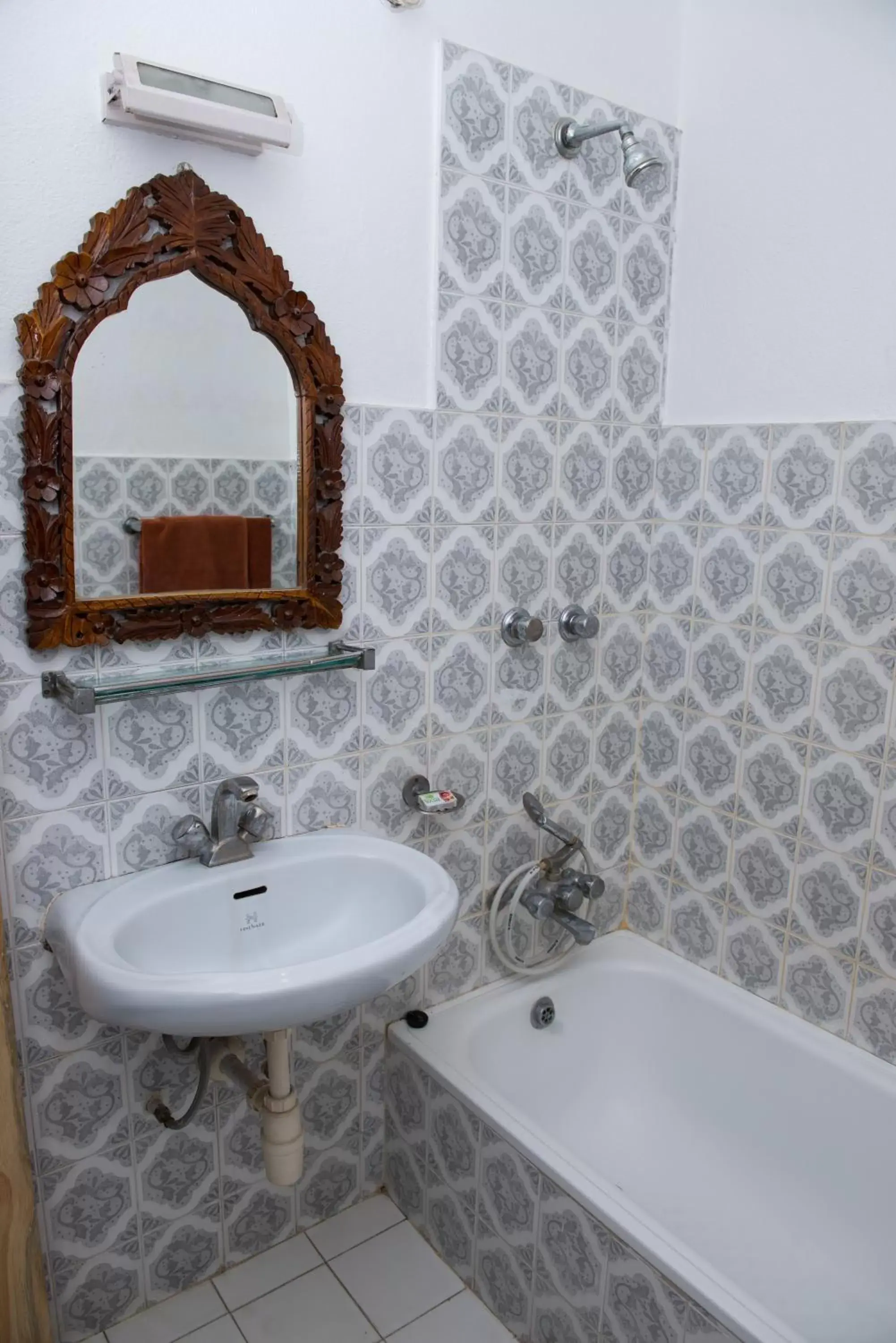 Bathroom in Hotel Ganesh Himal