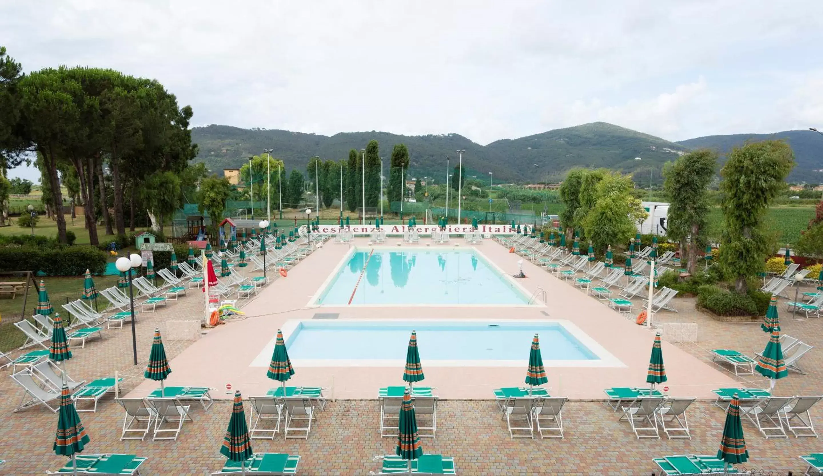 Pool View in Residenza Alberghiera Italia