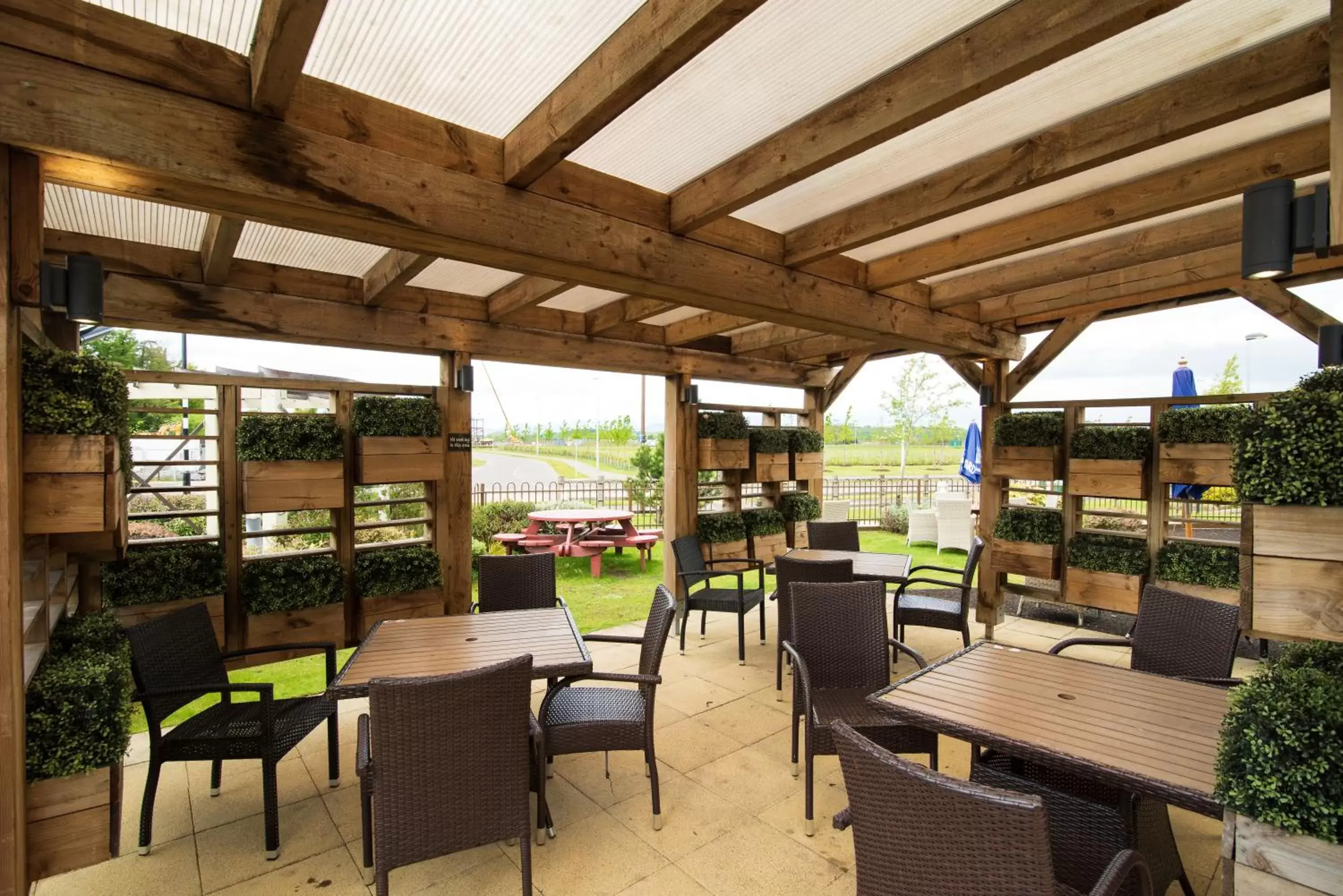 Balcony/Terrace, Restaurant/Places to Eat in Highland Gate, Stirling by Marston's Inns