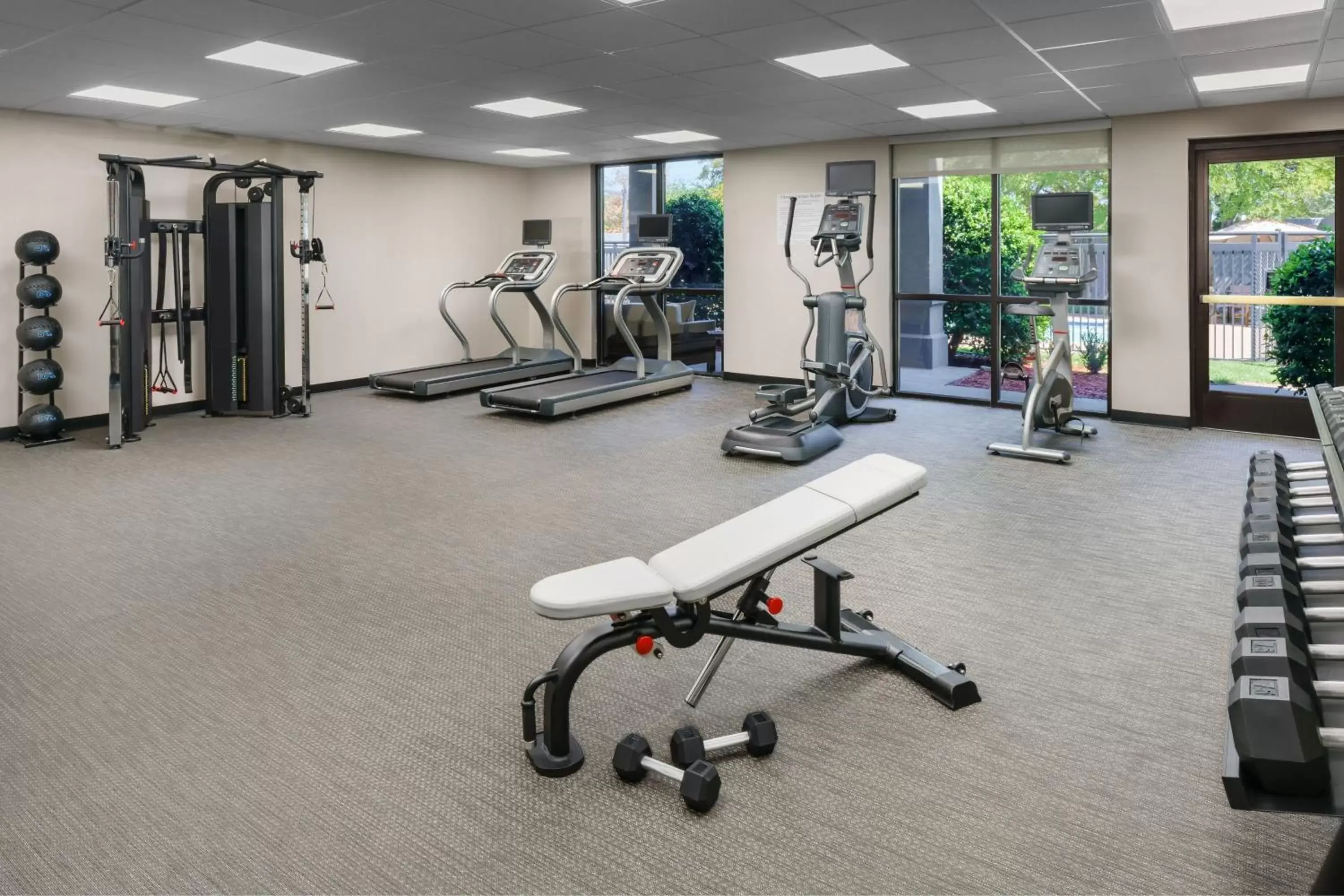 Fitness centre/facilities, Fitness Center/Facilities in Courtyard by Marriott Dallas Lewisville