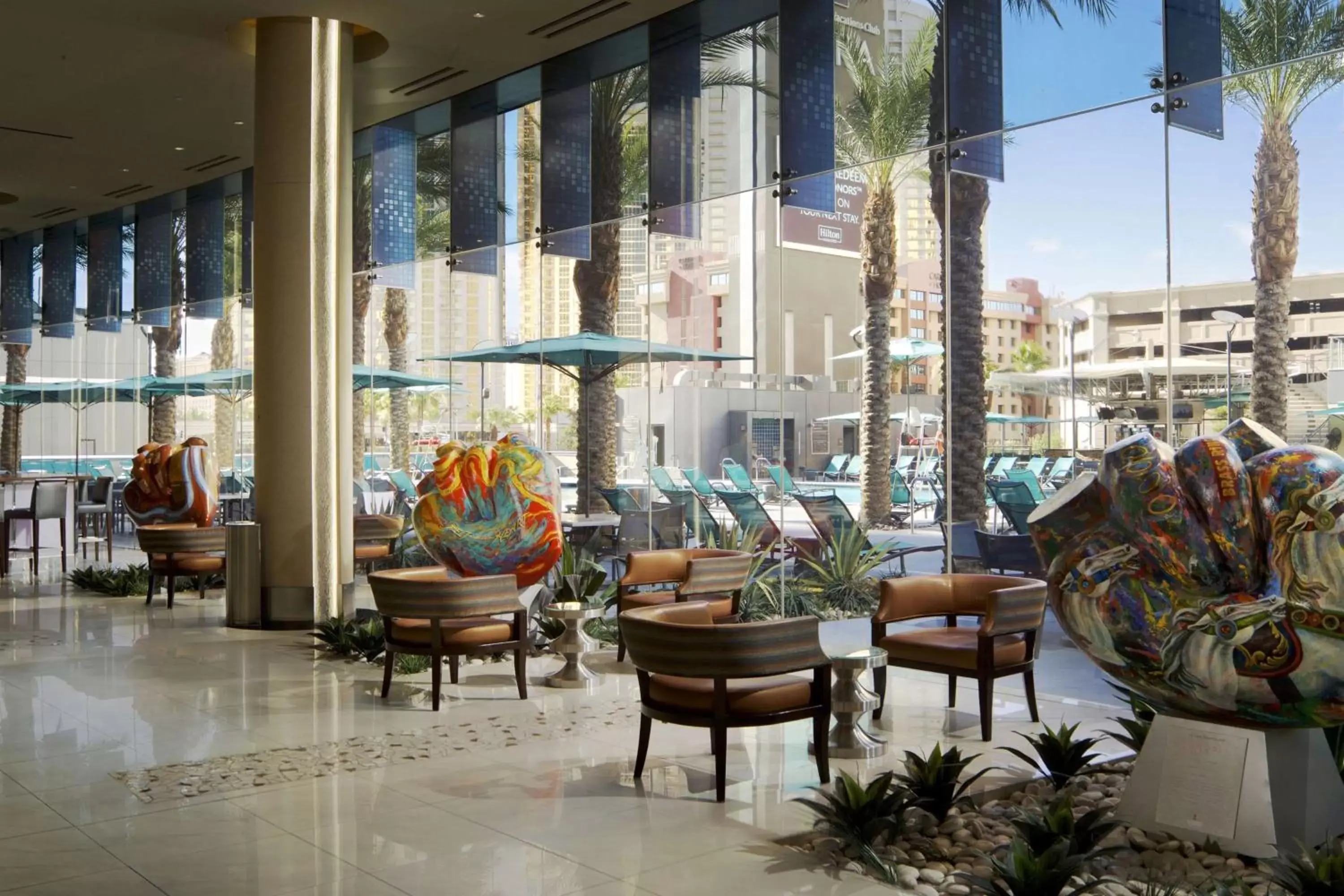 Lobby or reception in Hilton Grand Vacations Club Elara Center Strip Las Vegas