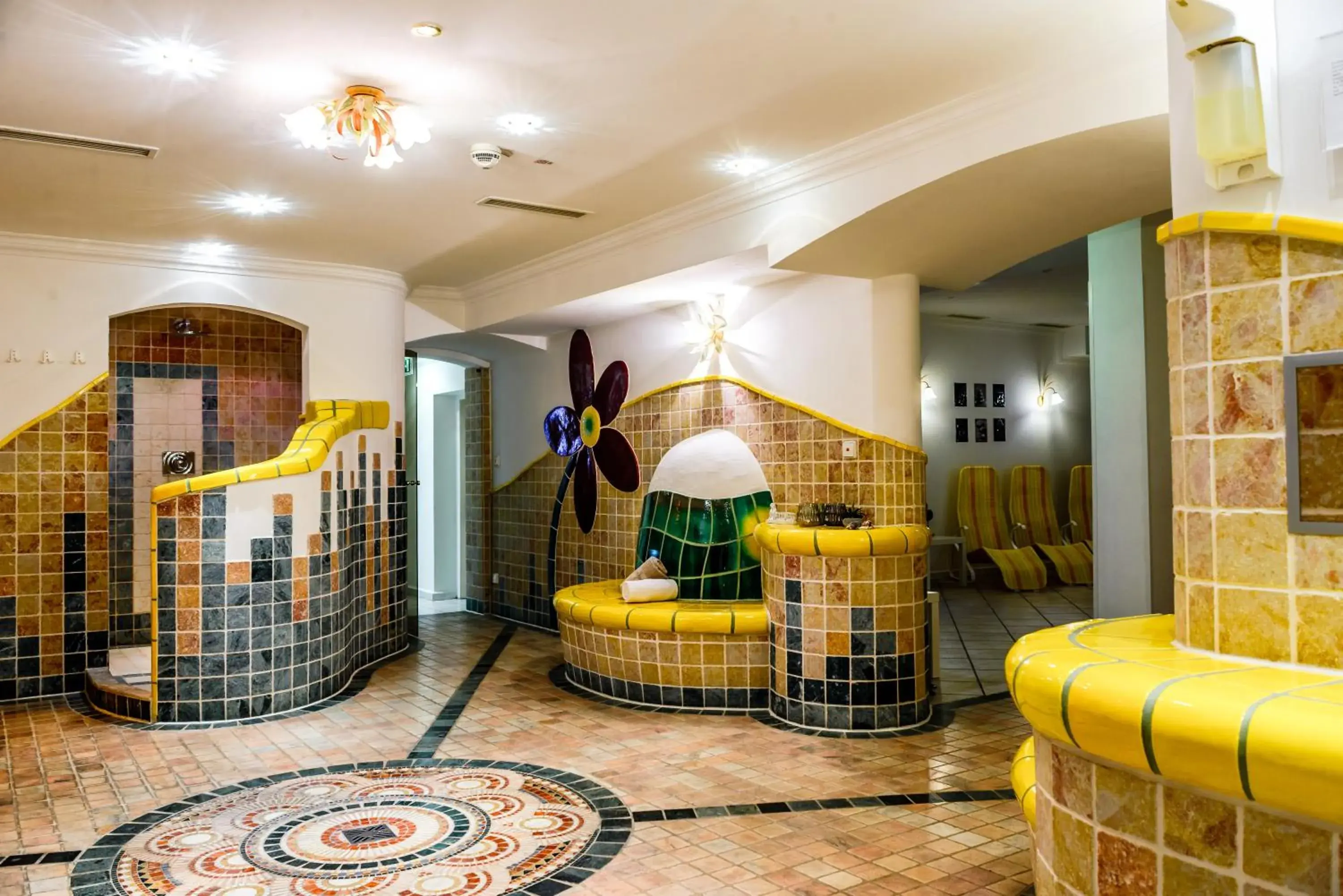 Sauna, Lobby/Reception in Hotel Stoiser Graz