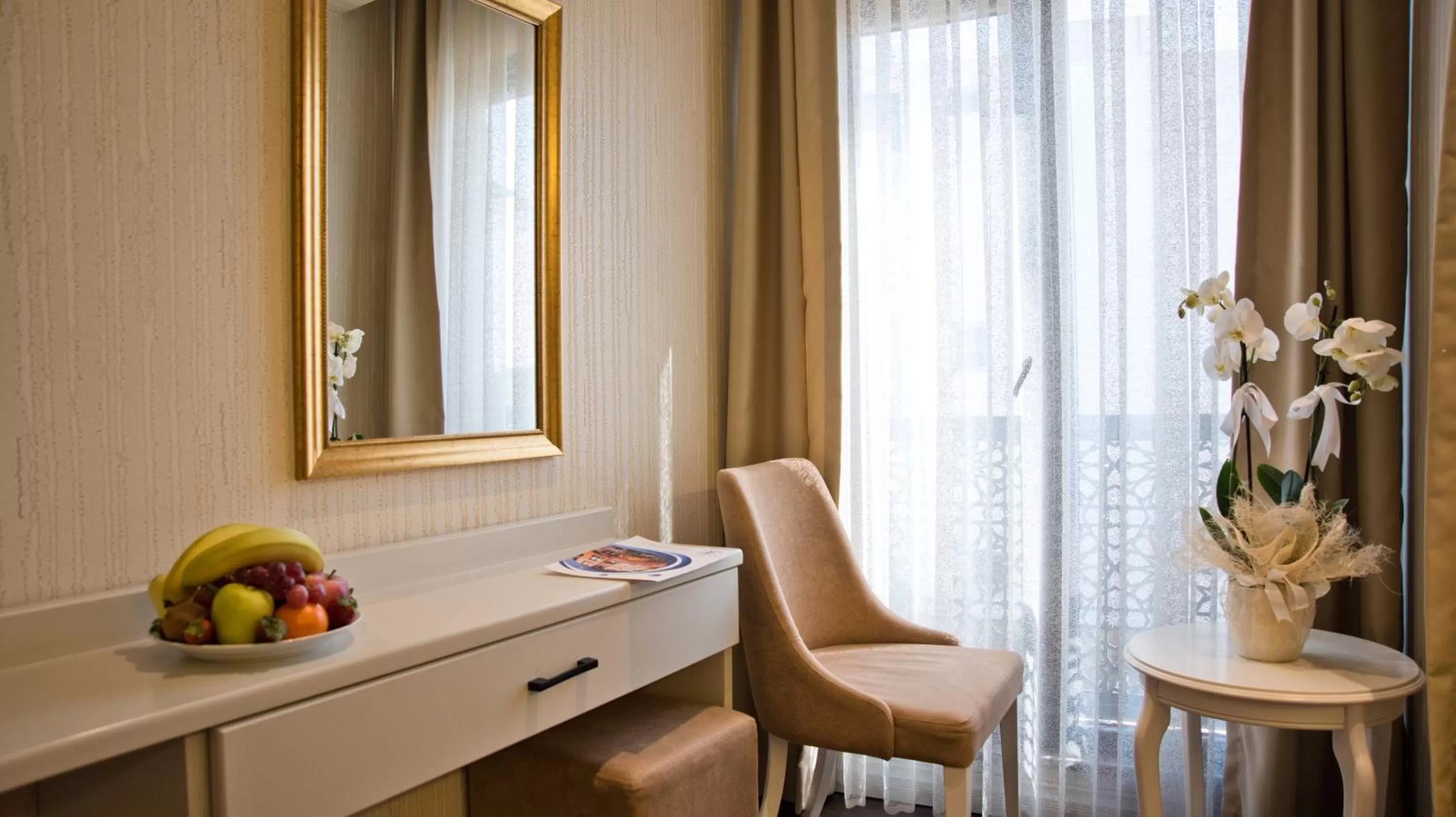 Seating area in Pruva Hotel