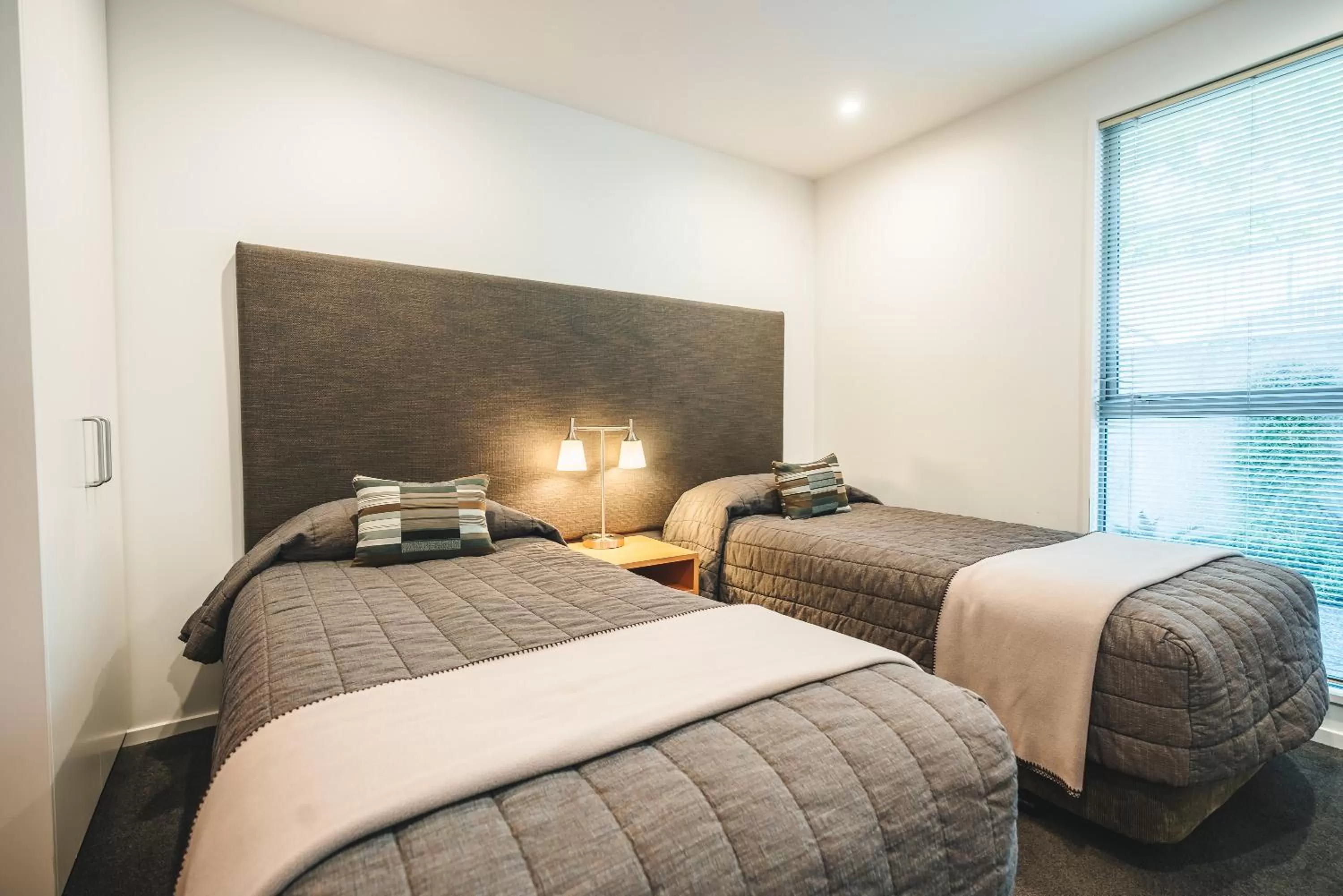 Bedroom, Bed in Blue Peaks Apartments