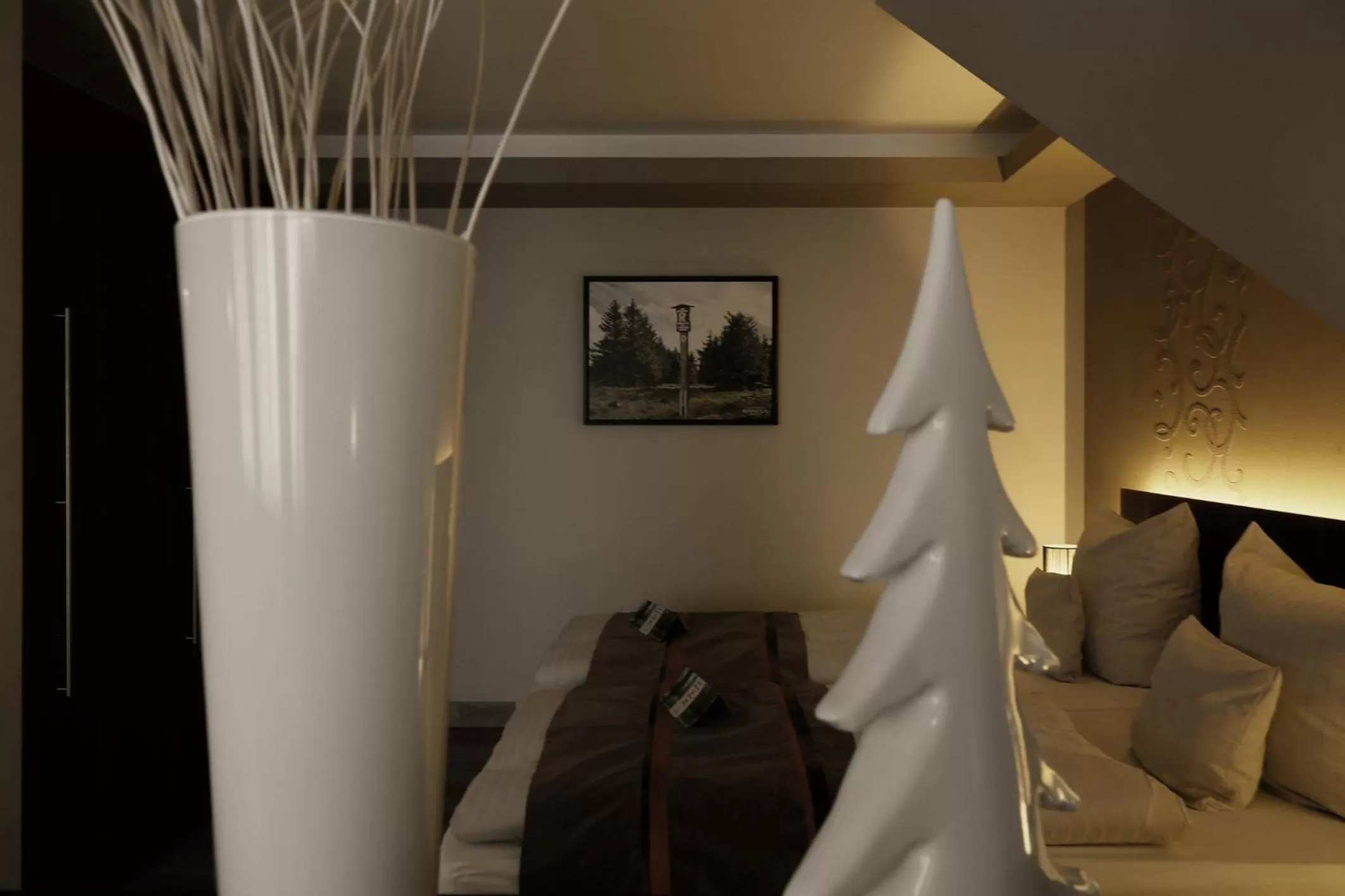 Bedroom, Bed in Villa Silva - Oberhof