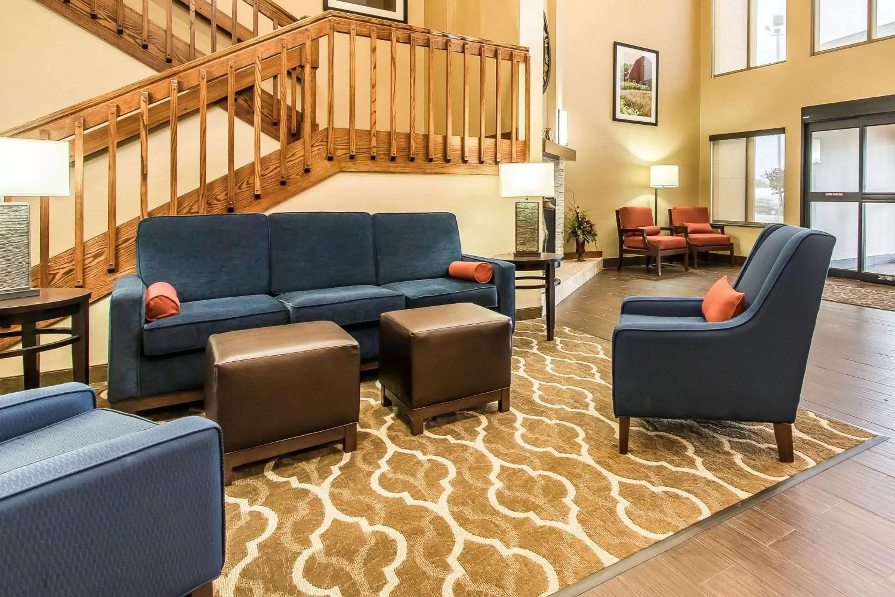 Lobby or reception in Comfort Suites Effingham Central Lobby or reception in Comfort Suites Effingham Central