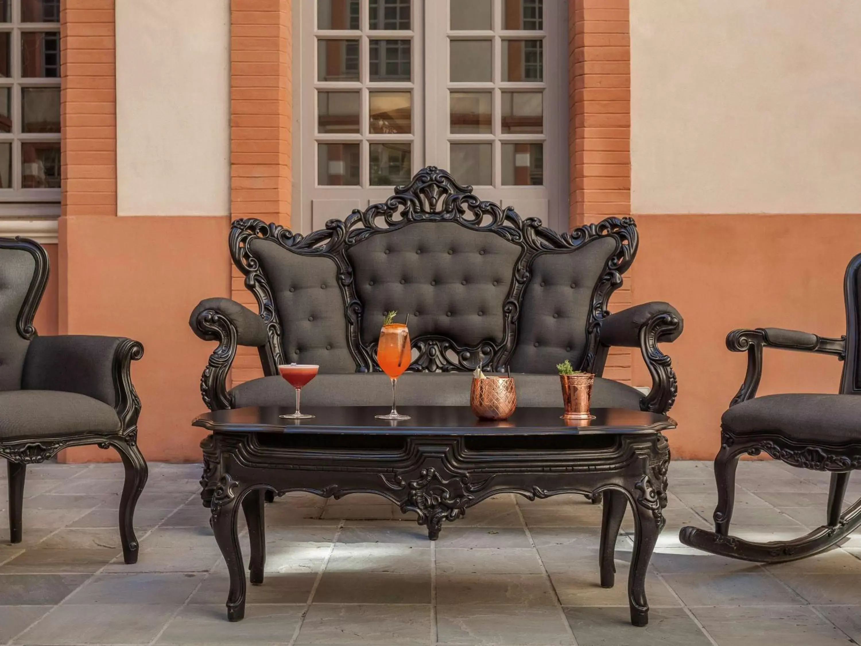 Patio, Seating Area in La Cour des Consuls Hotel and Spa Toulouse - MGallery