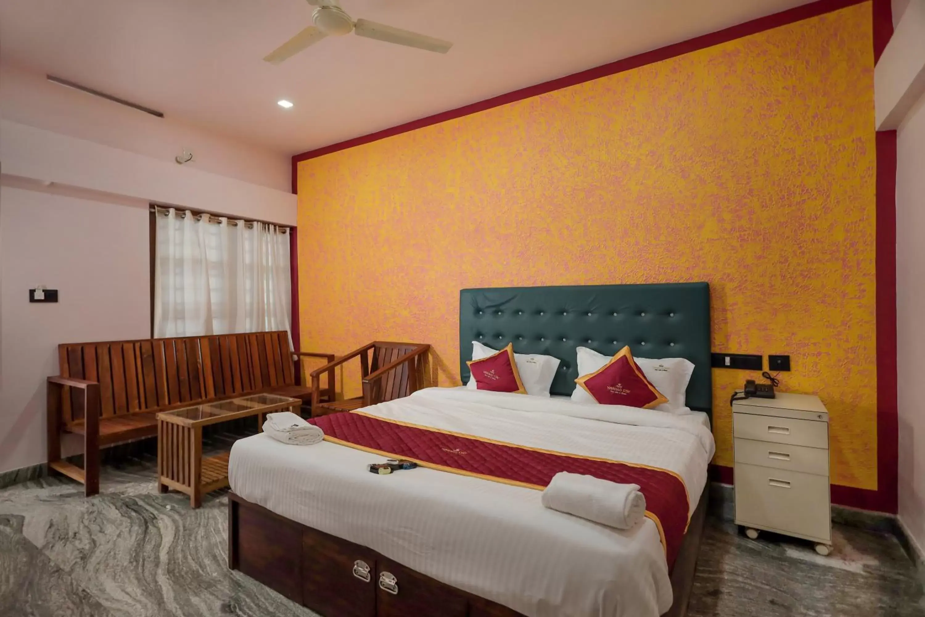 Bed in Hotel Wayanad Stay