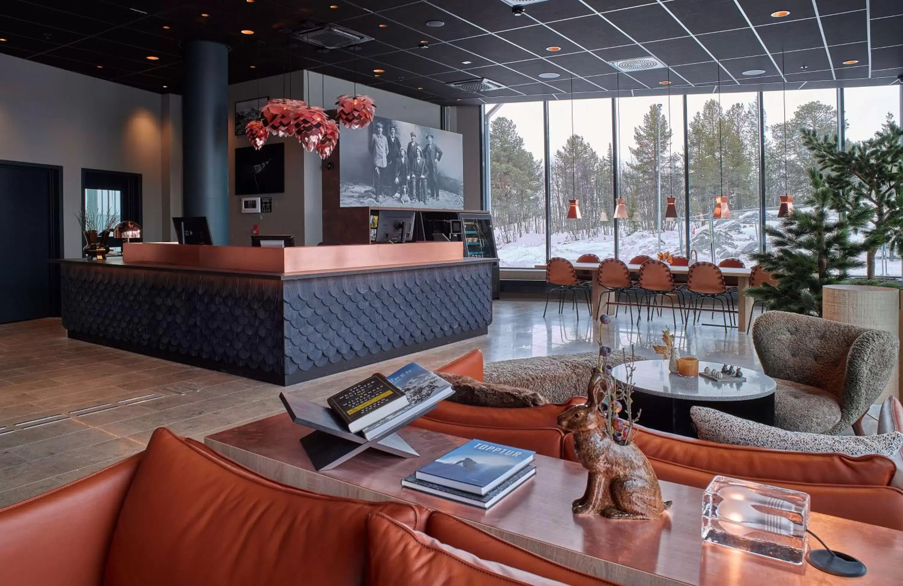 Lobby or reception in Scandic Kiruna