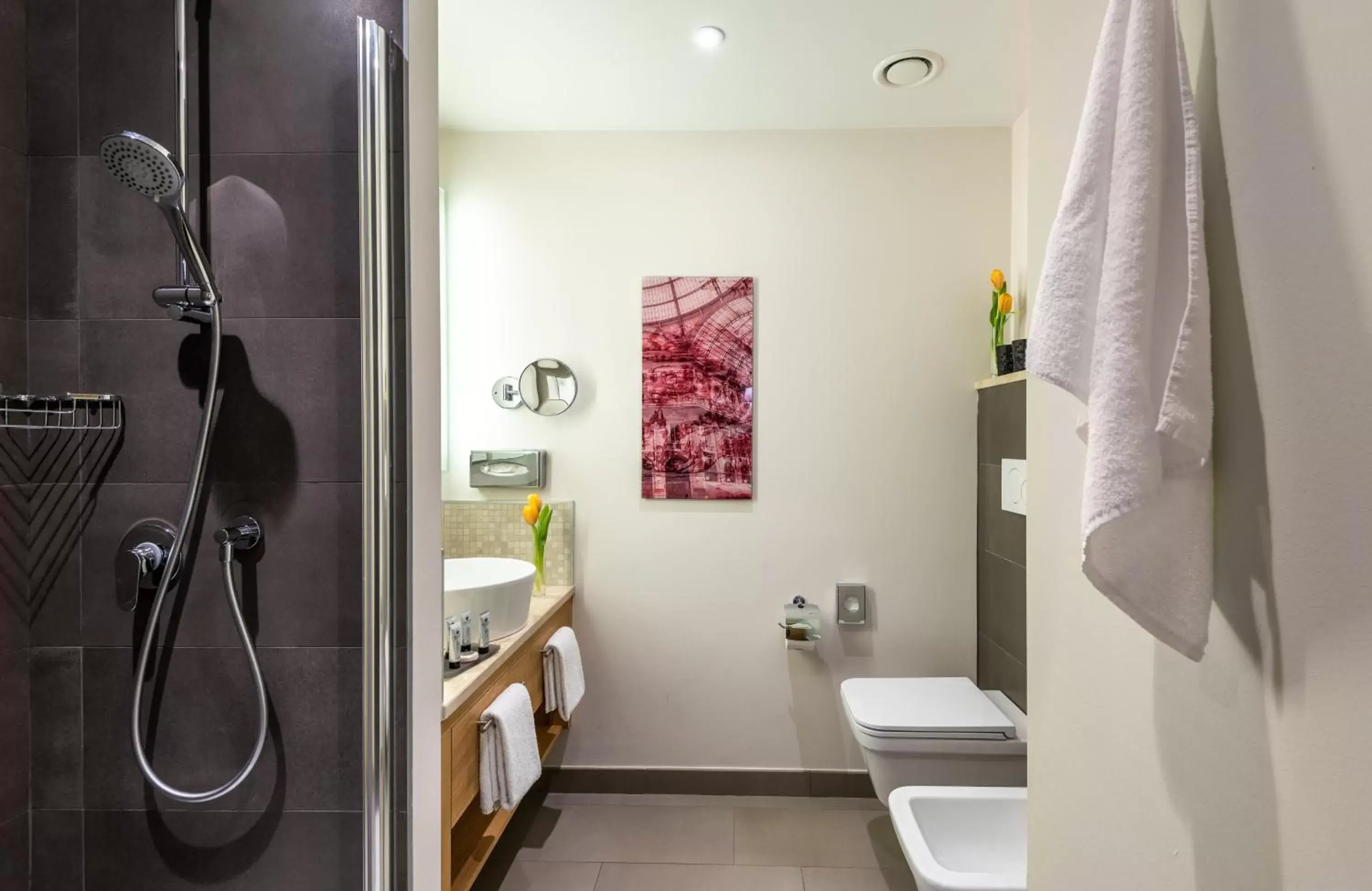 Bathroom in NYX Hotel Milan by Leonardo Hotels